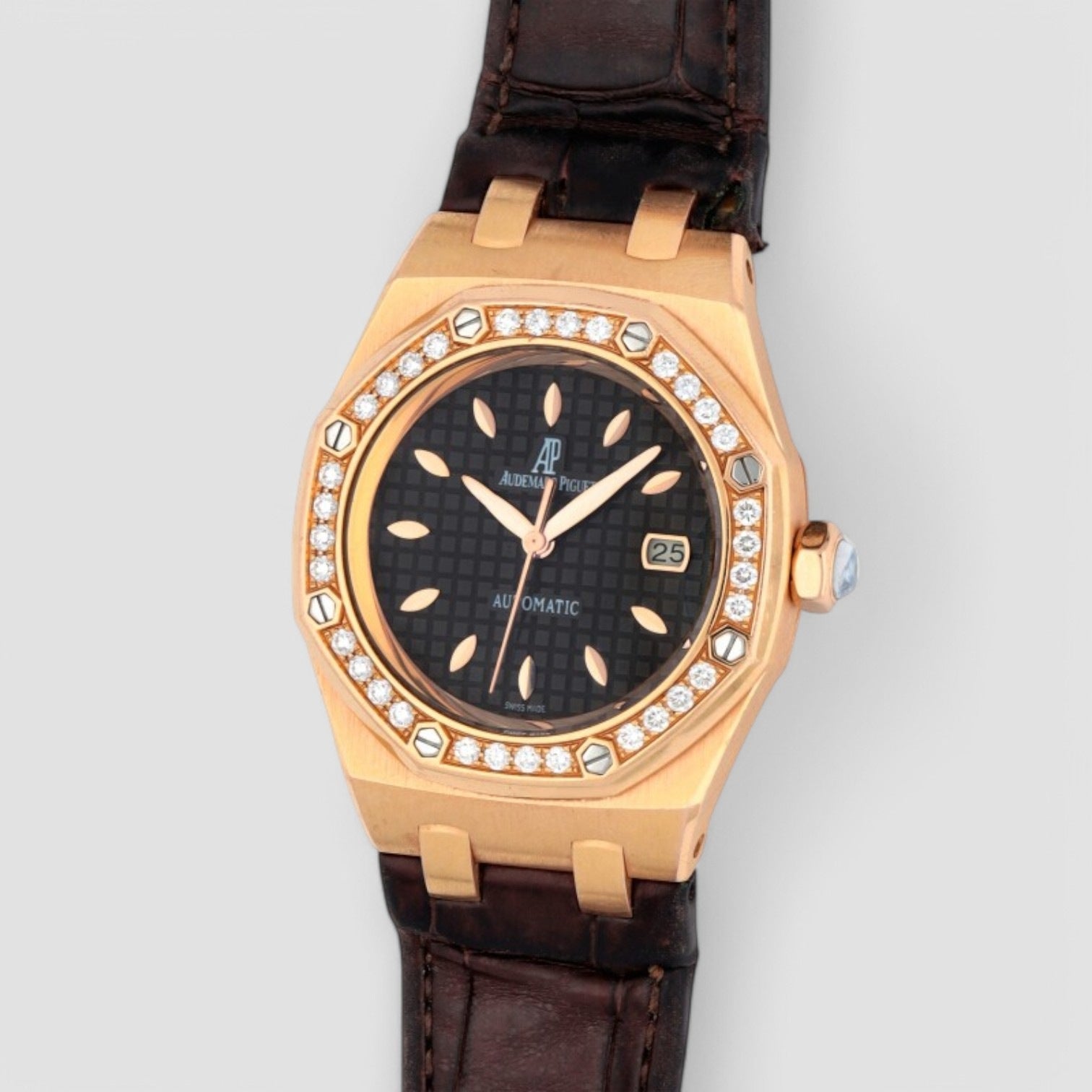 Piguet Royal Oak Lady Ladies Quartz Rose Gold