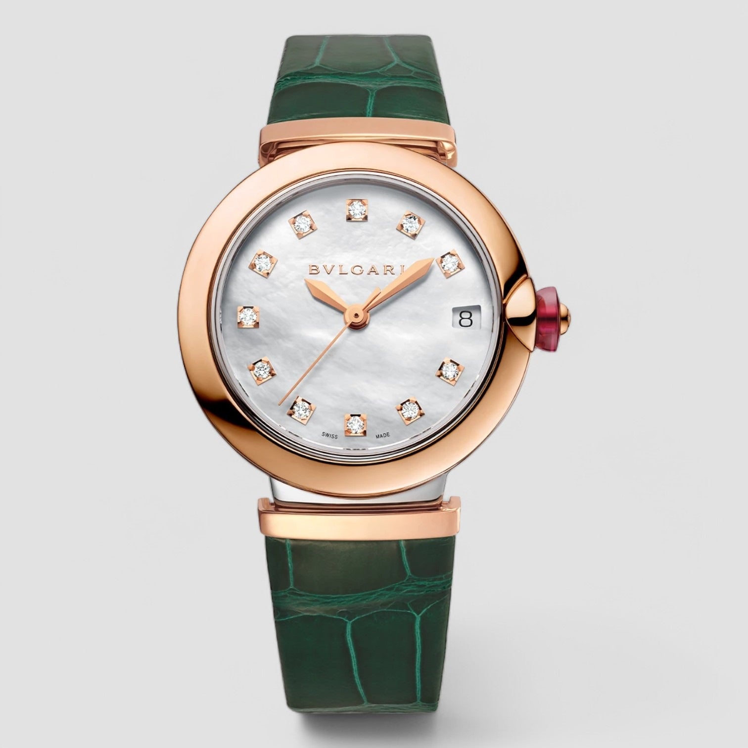 Automatic Diamond Silver Dial Unisex Watch