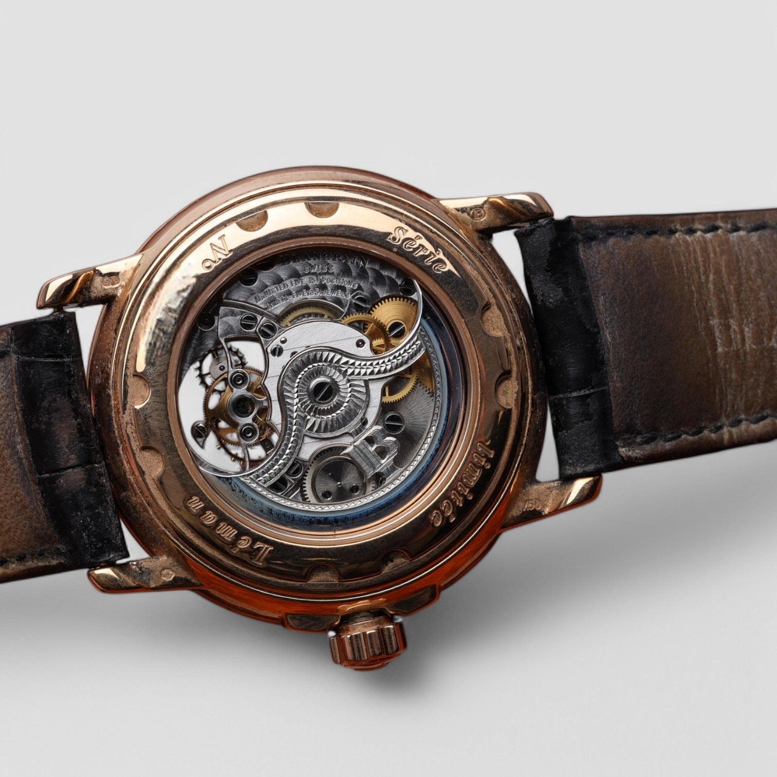 Blancpain Léman Tourbillon Grande Date Limited Edition 18K Rose