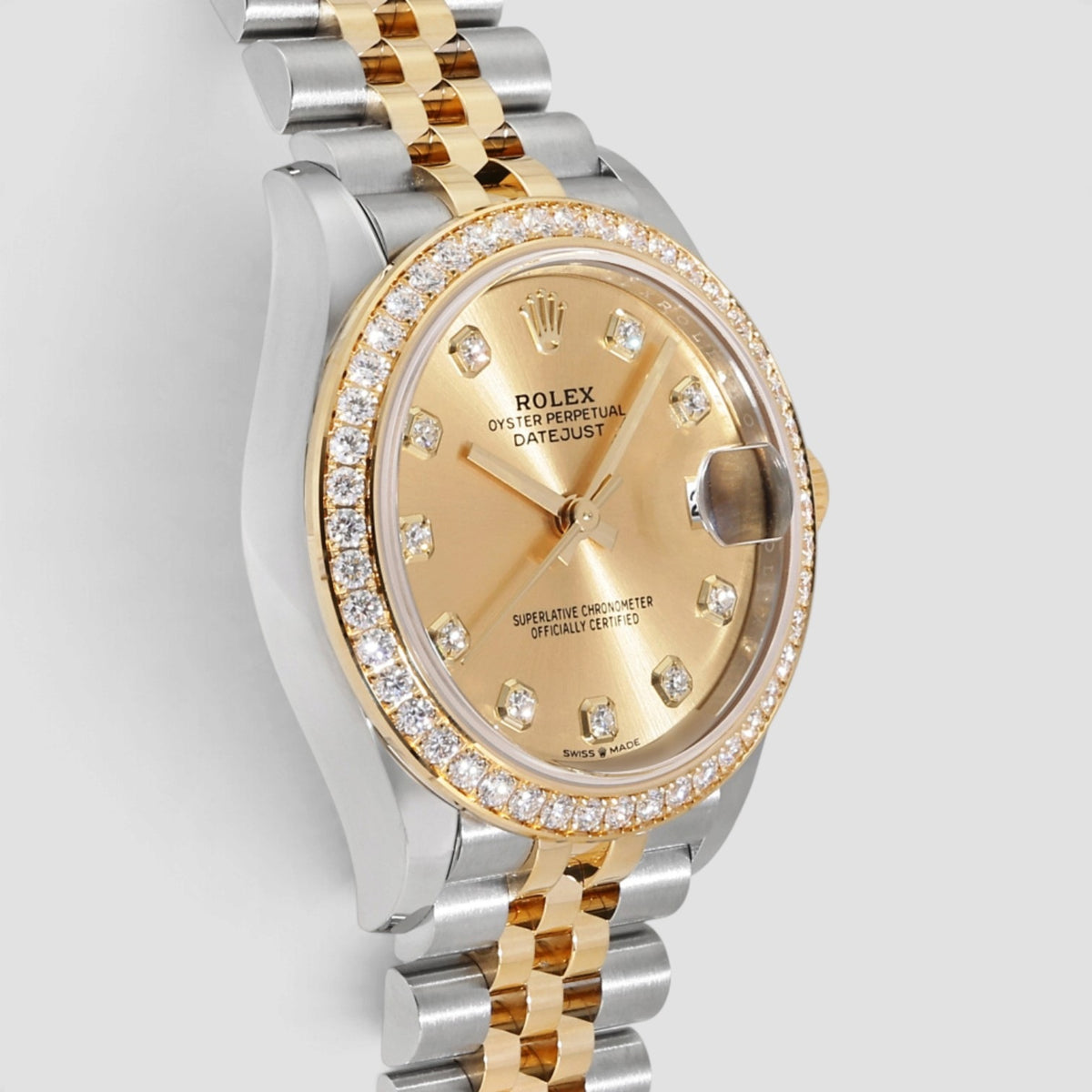 Datejust 31 Champagne Diamond Dial Jubilee