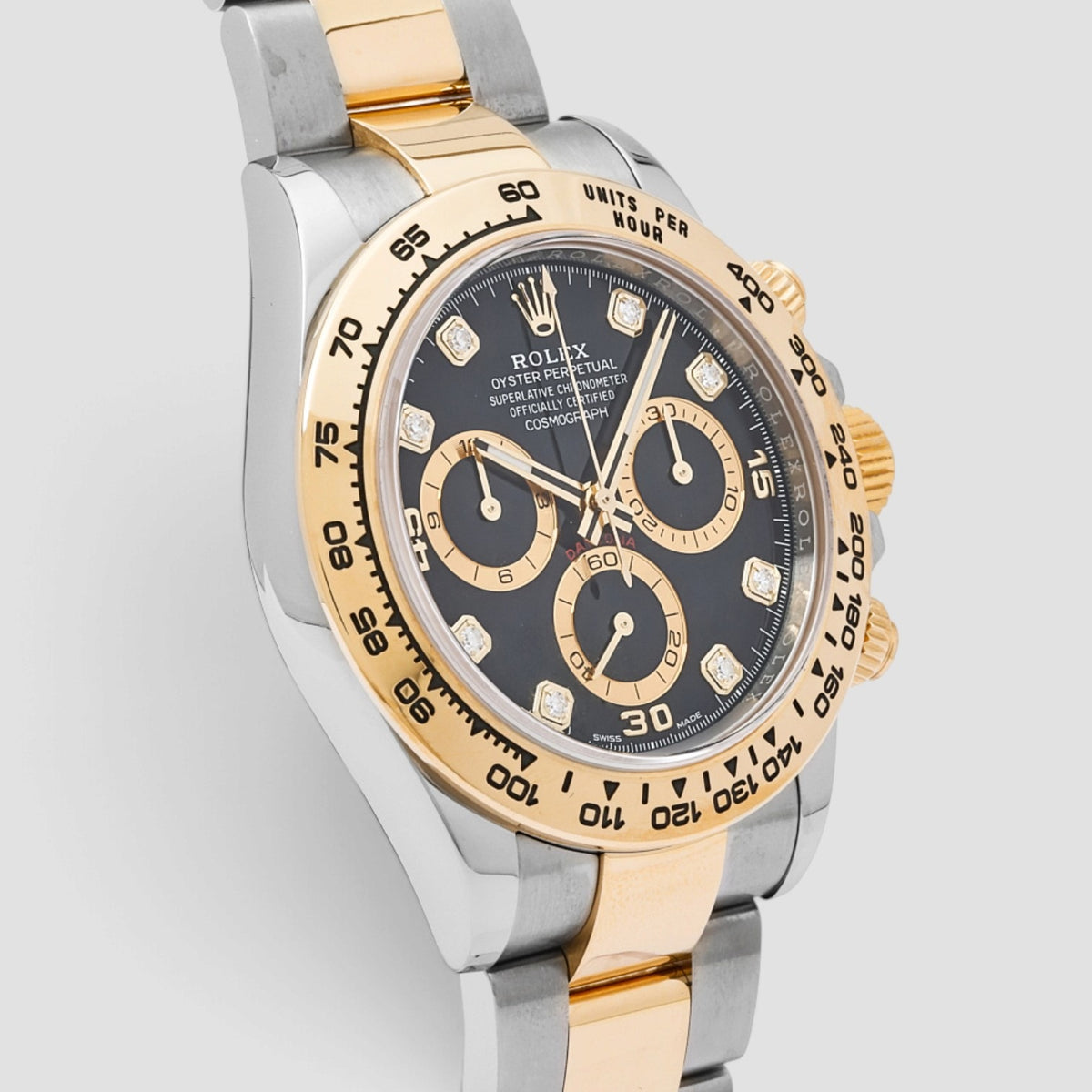 Cosmograph Daytona 40mm Black Diamond Dial
