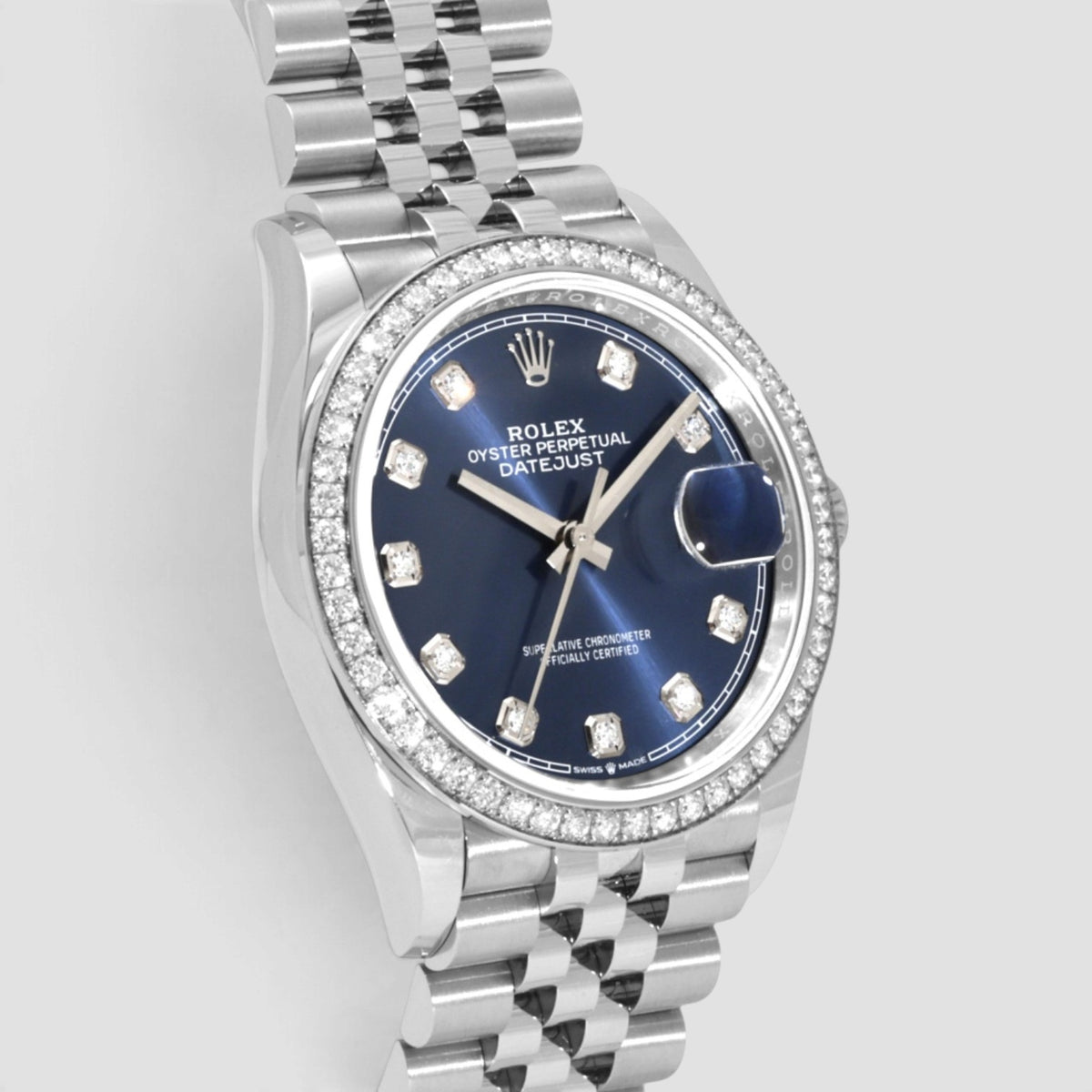 Datejust 36 Blue Diamond Dial Jubilee