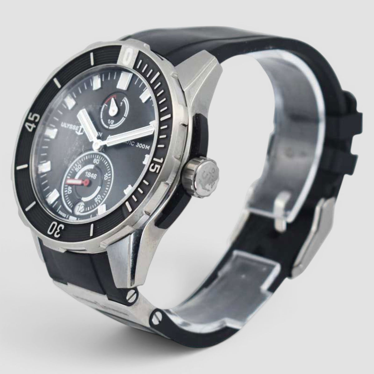 Marine Diver Chronometer 44mm Black Dial Titanium