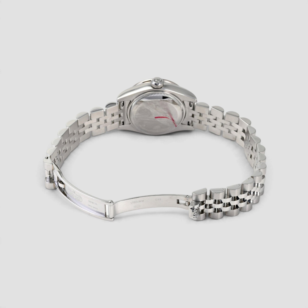 Lady-Datejust 26 Silver Crystal Diamond Dial Jubilee