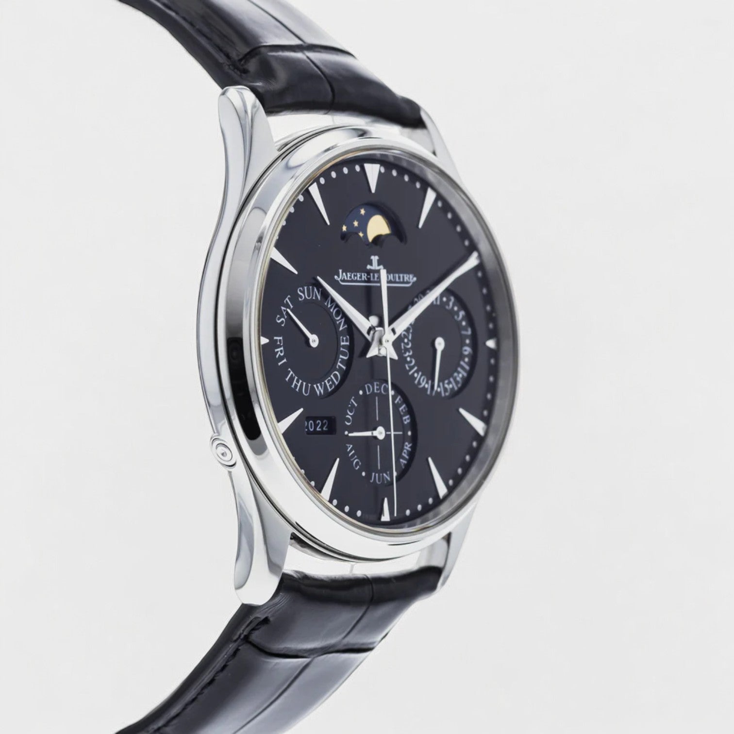 Master Ultra Thin Perpetual Calendar Black Dial 39MM