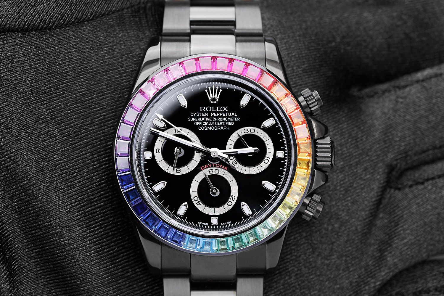 Cosmograph Daytona 116520 Rainbow Blackout