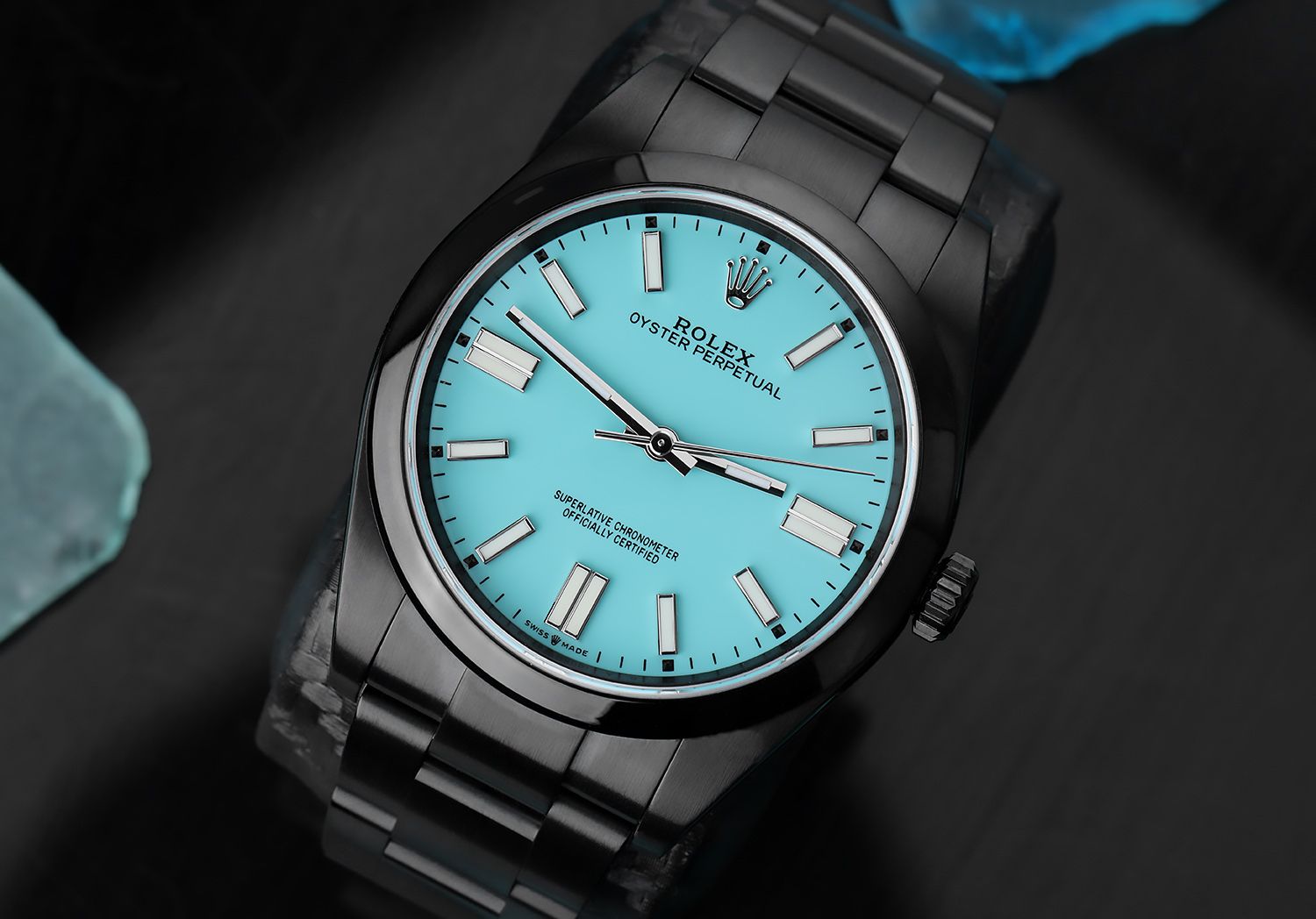 Oyster Perpetual Tiffany 39mm Blackout