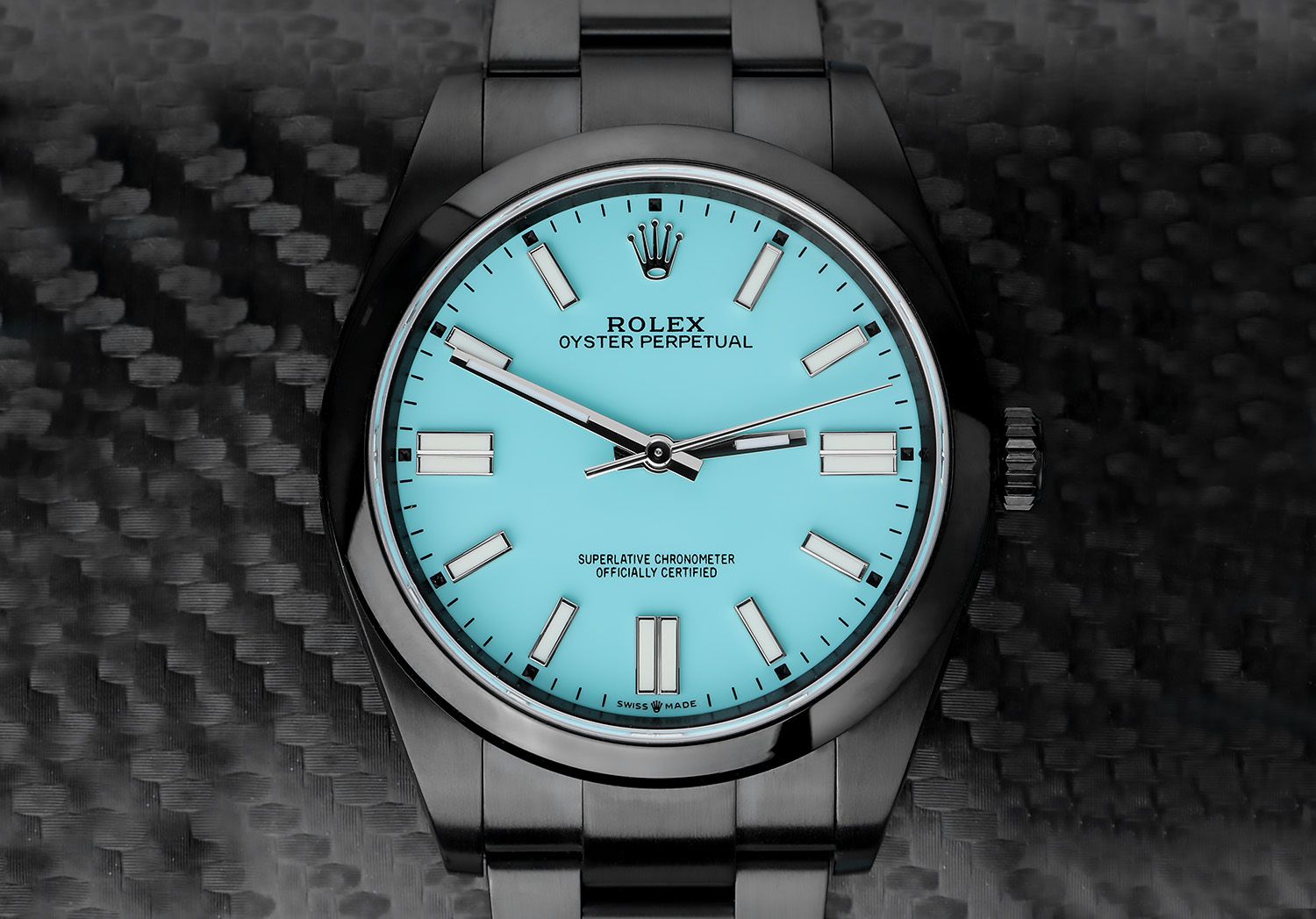 Oyster Perpetual Tiffany 39mm Blackout