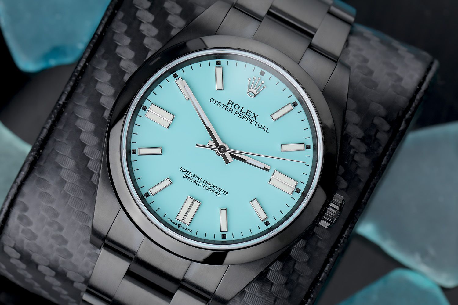 Oyster Perpetual Tiffany 39mm Blackout