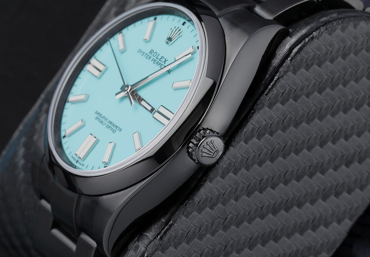 Oyster Perpetual Tiffany 39mm Blackout