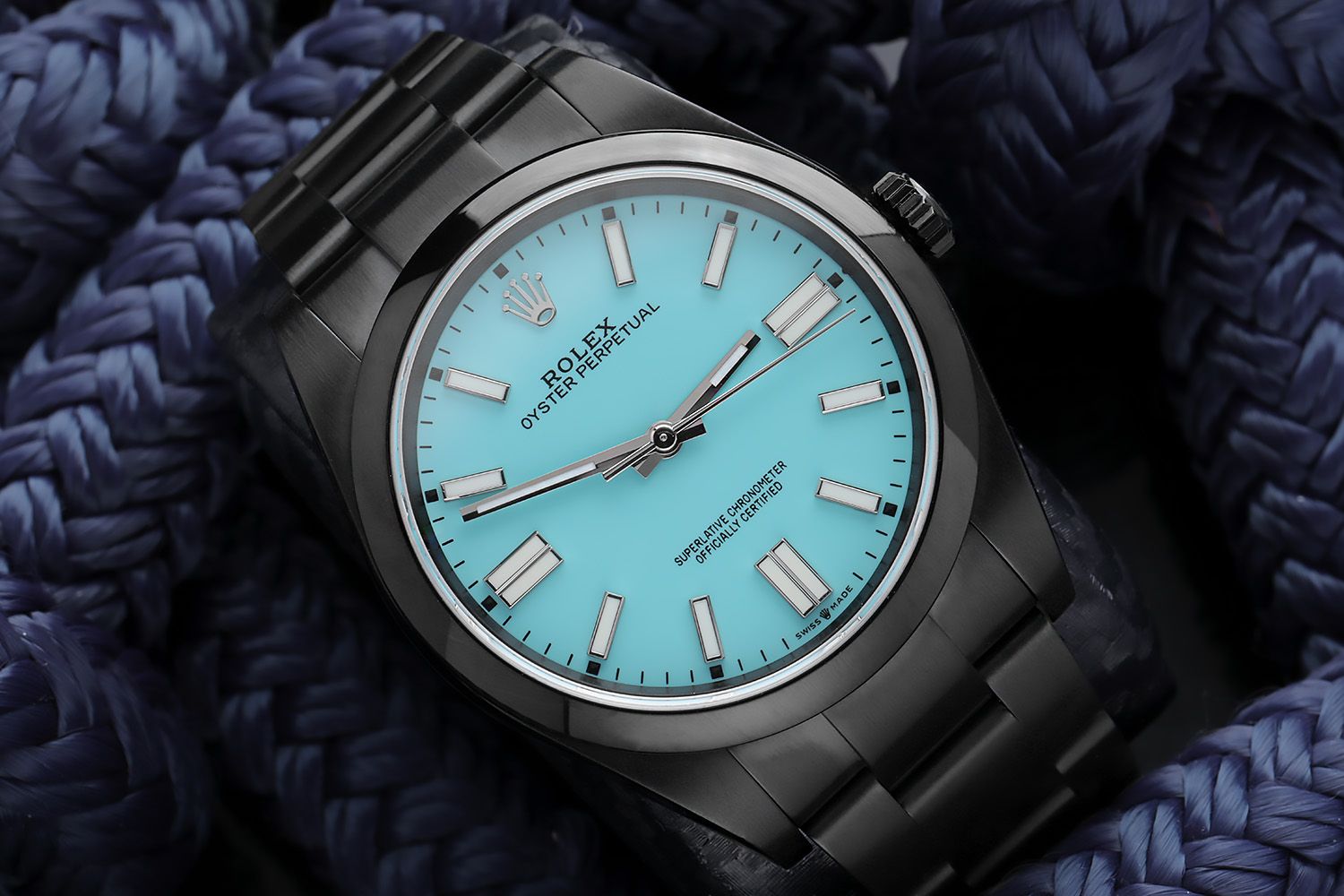 Oyster Perpetual Tiffany 39mm Blackout