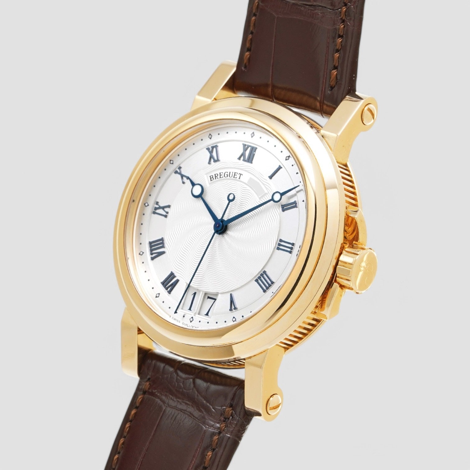 Marine Automatic Big Date 18K Yellow Gold