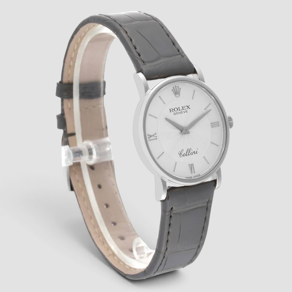 Cellini Classic 32mm White Gold Silver Dial