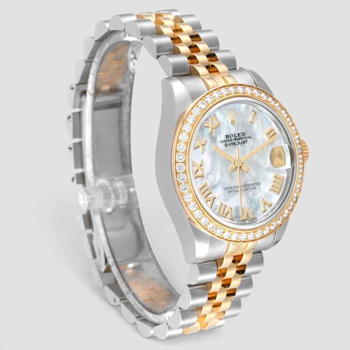 Datejust Mother-of-Pearl Roman Numeral Dial Jubilee