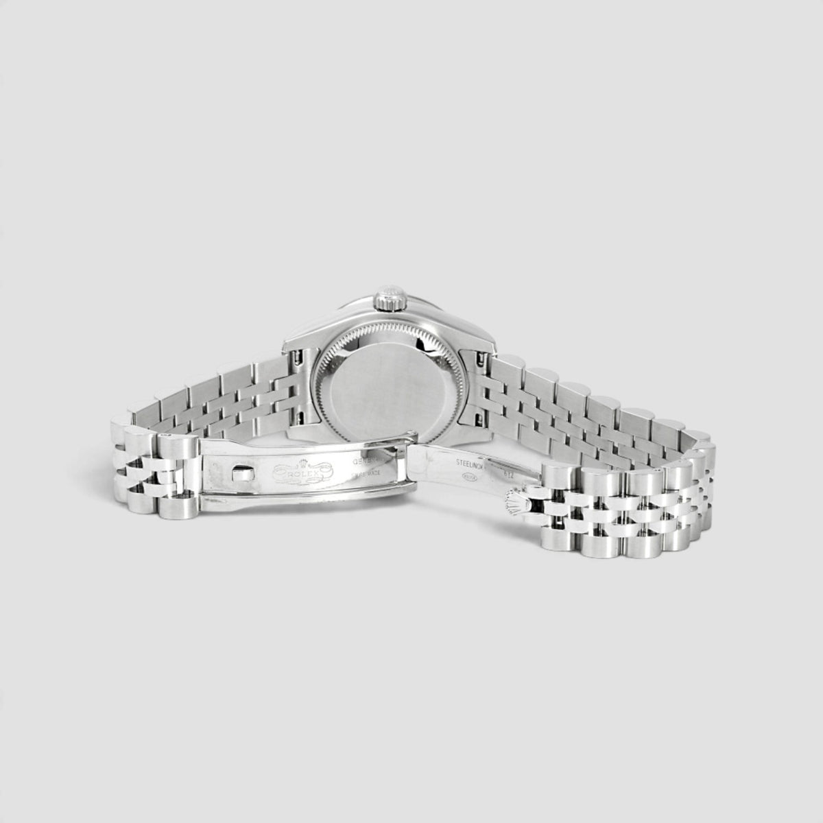 Lady-Datejust 26 Ivory Wave Diamond Dial Jubilee