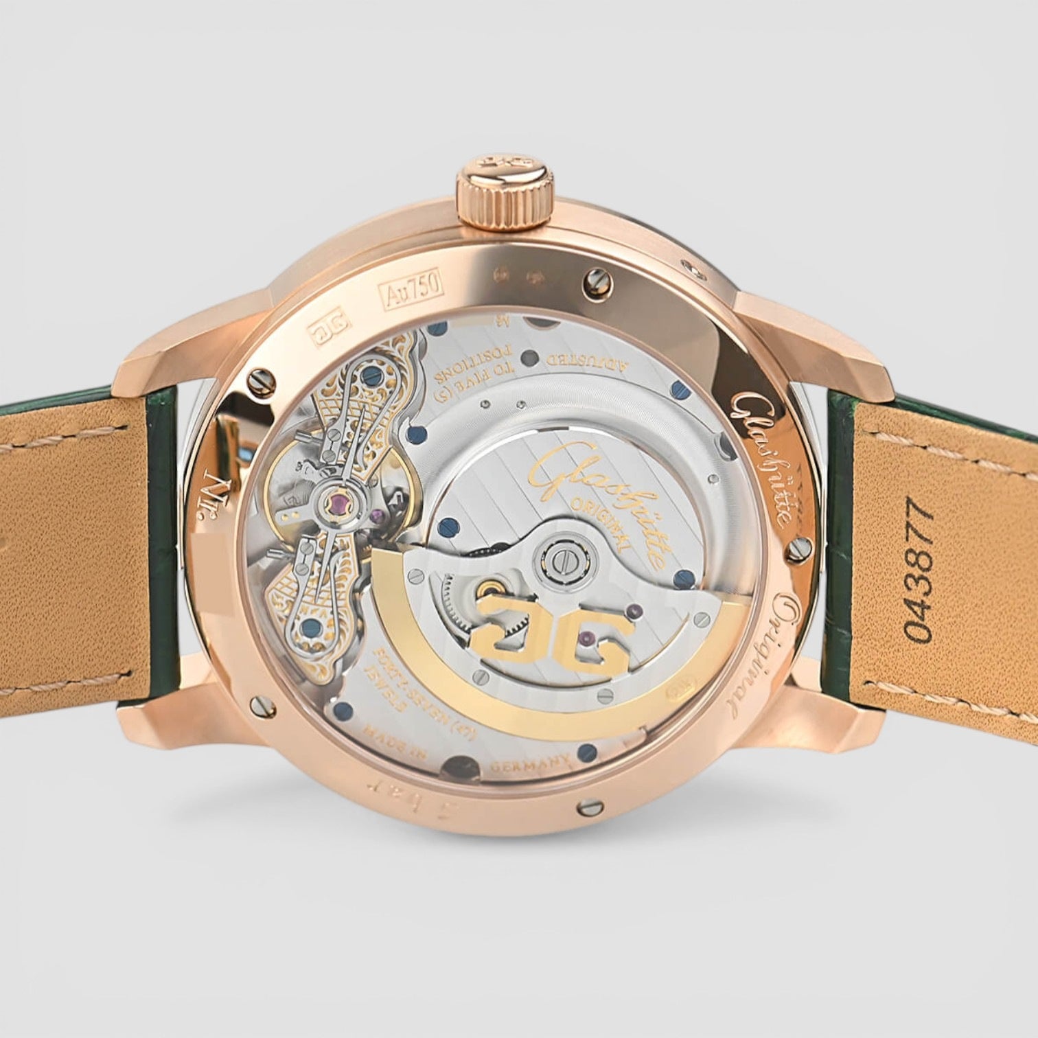 PanoMaticLunar 18k Rose Gold GREEN Dial