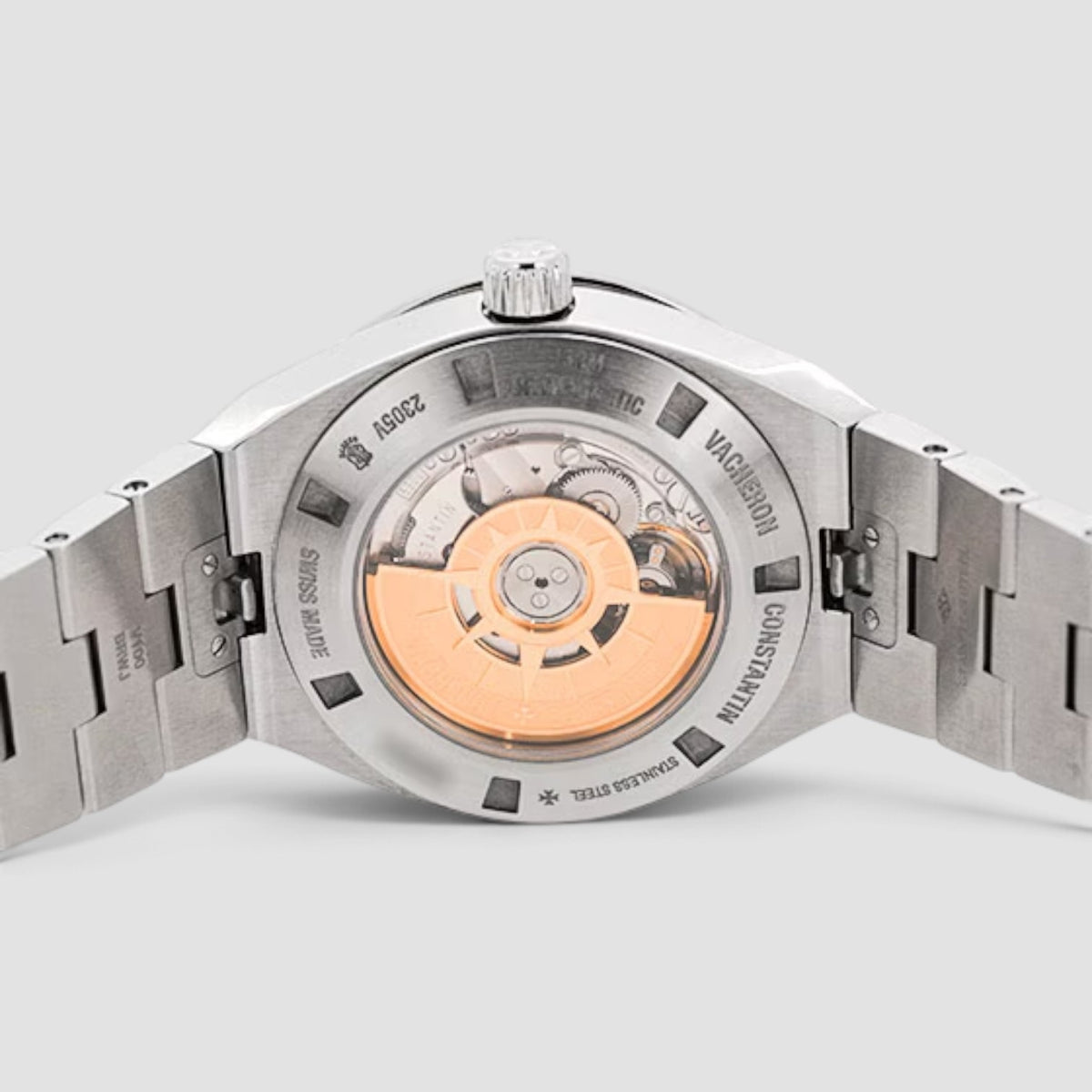 Overseas 37mm Blue Lacquered Dial Diamond Bezel Stainless Steel