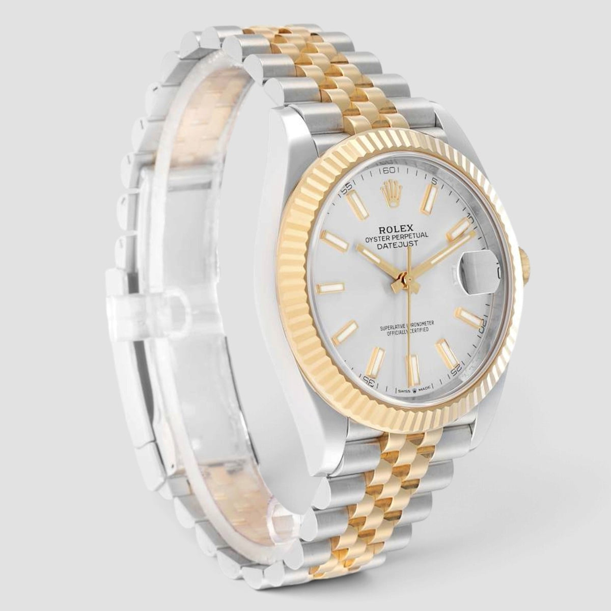 Datejust 41 Silver Index Dial Jubilee