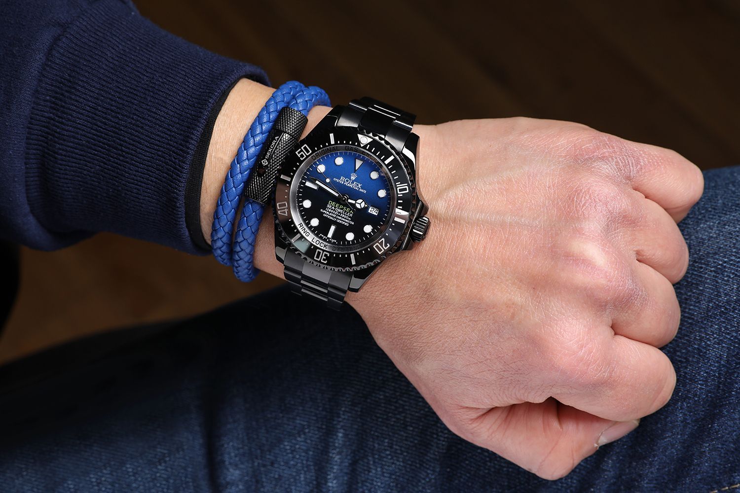 Deepsea D-Blue Sea-Dweller 44mm Blackout