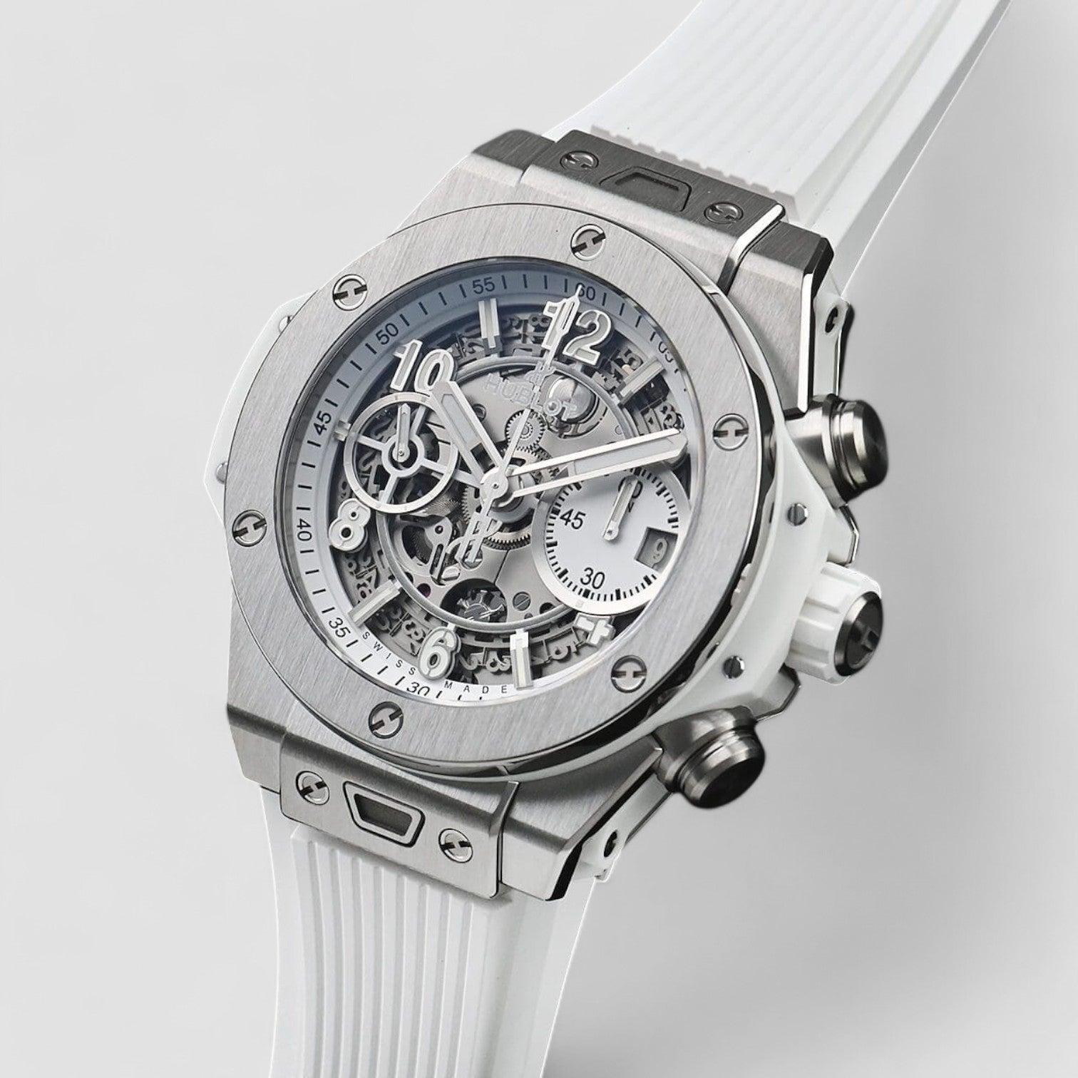 Big Bang Unico Titanium White Chronograph Automatic