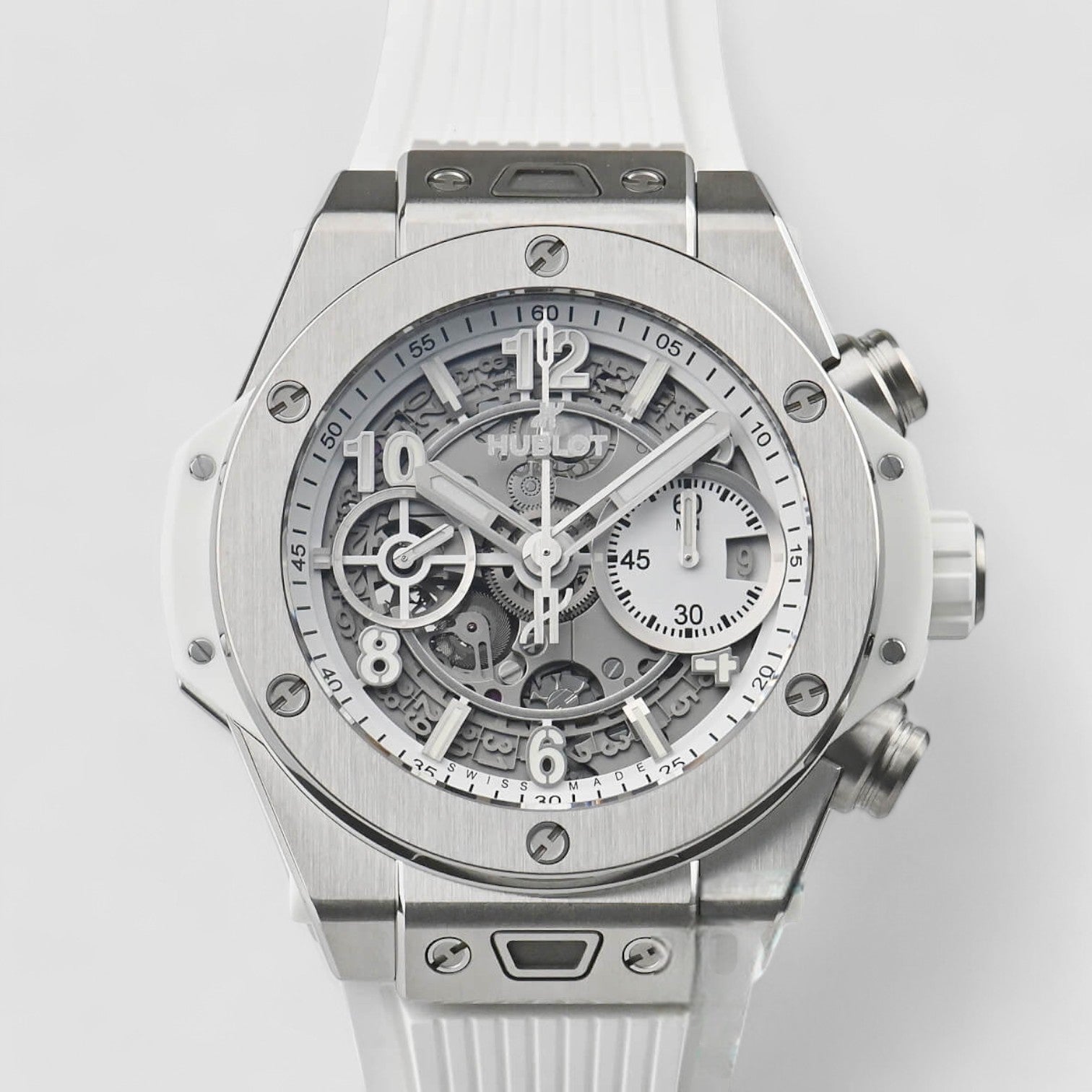 Big Bang Unico Titanium White Chronograph Automatic