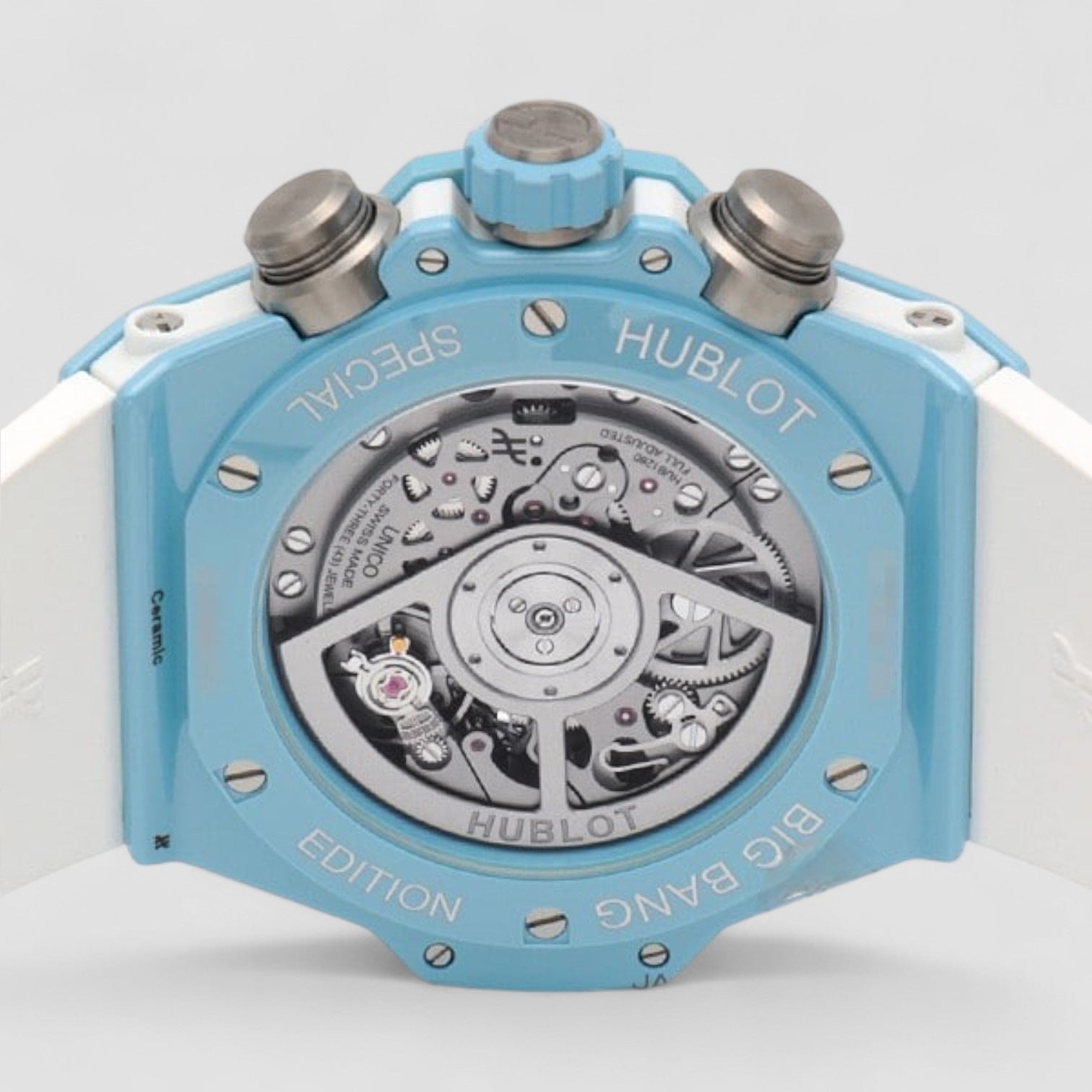 Big Bang Unico JCAM BIG BANG UNICO SKY BLUE CAMO 44 MM