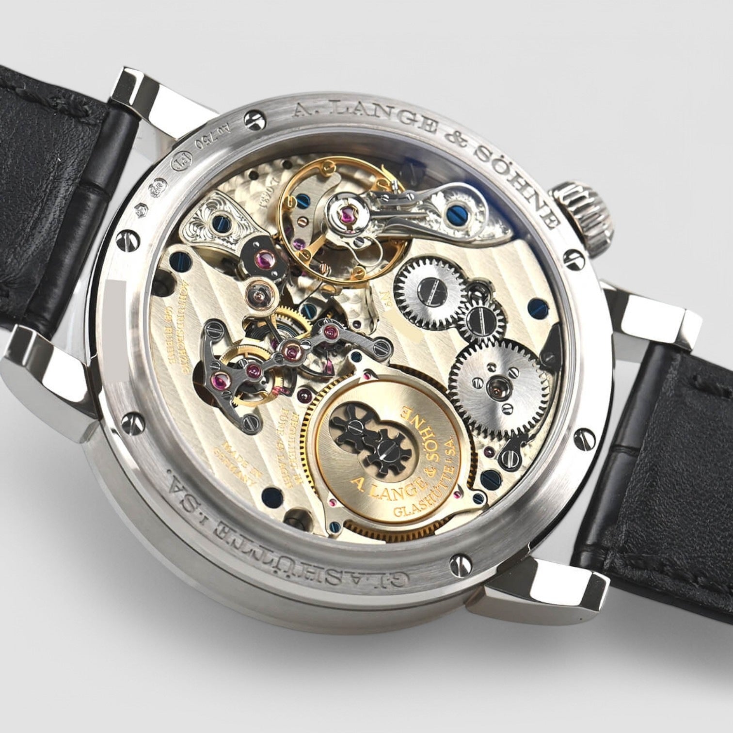 Zeitwerk 140.029 18K White Gold Black Dial