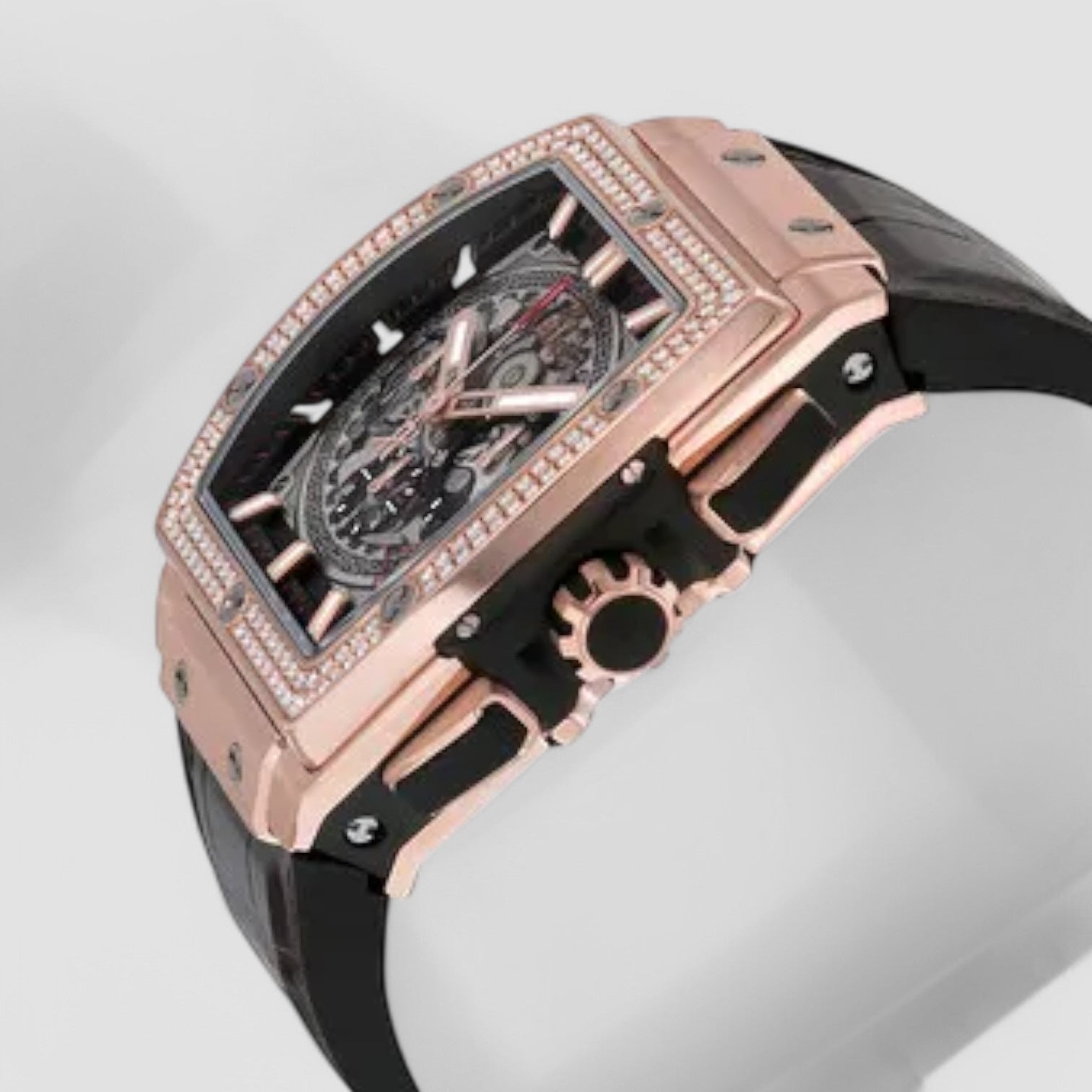 Spirit of Big Bang 18kt King Gold Diamond Men's Watch