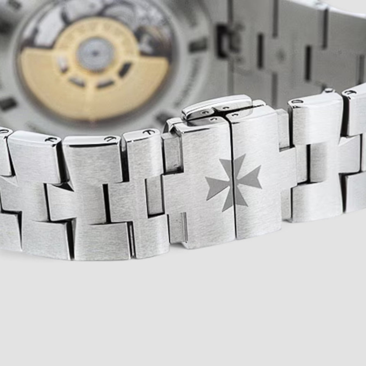 Overseas 37mm Blue Lacquered Dial Diamond Bezel Stainless Steel