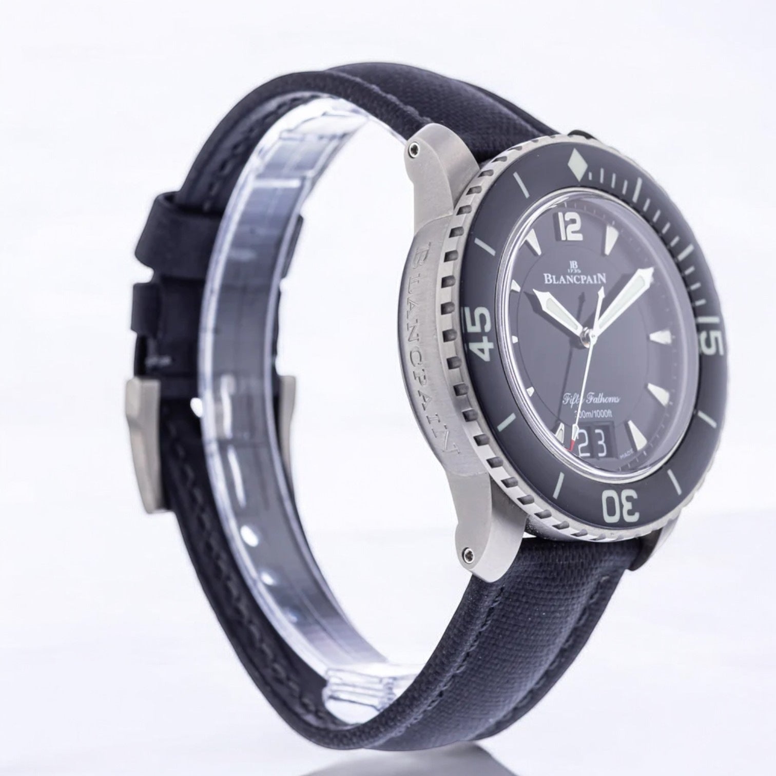 Fifty Fathoms Grande Date / Black Dial Titanium