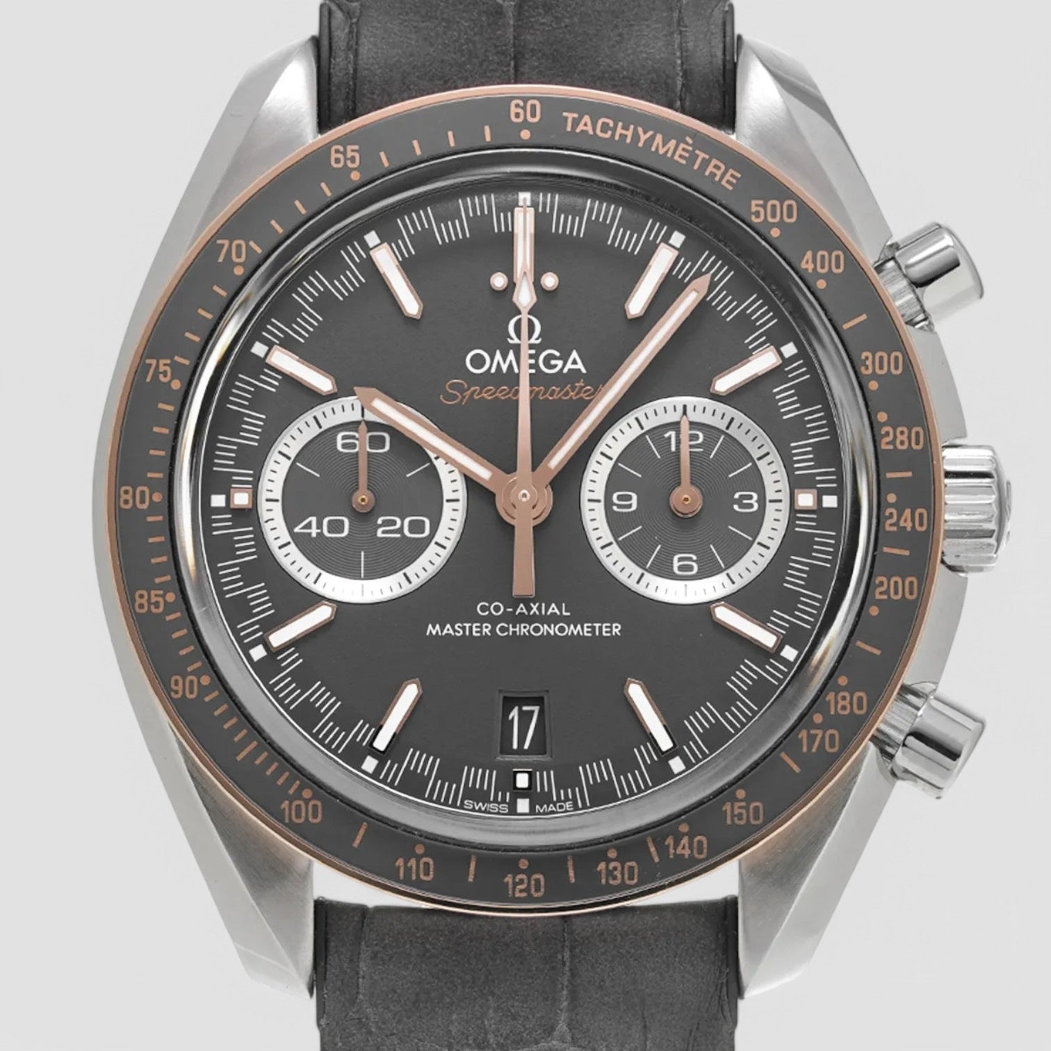 Speedmaster Racing Chronograph Automatic Grey Dial Men's Watch