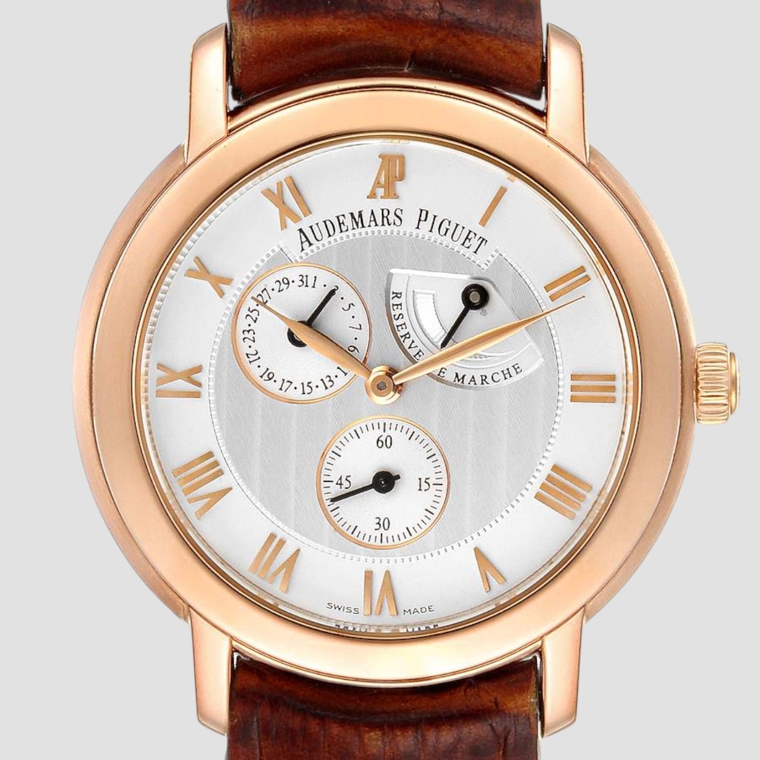 Jules 18K Rose Gold Mens Watch