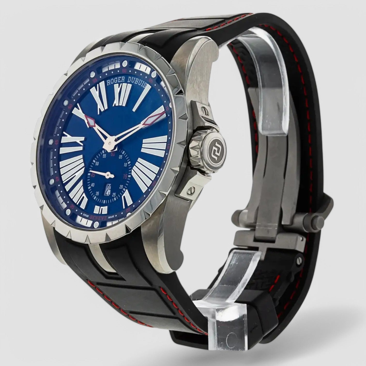 Excalibur Essential Titanium Blue Dial  Men's Watch