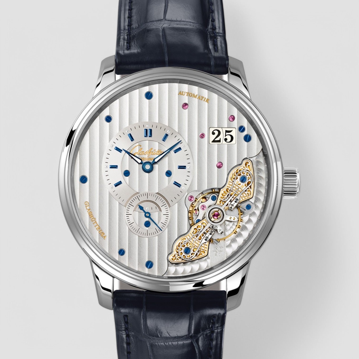 PanoMaticInverse SS Silver Dial