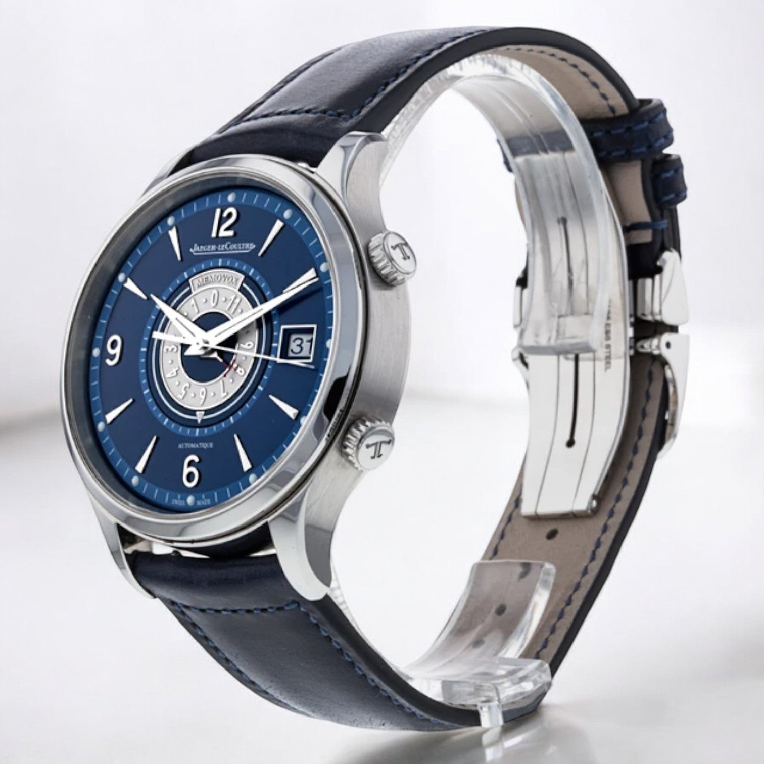 Master Memovox Control Memovox Timer Alarm SS Blue Dial LIMITED