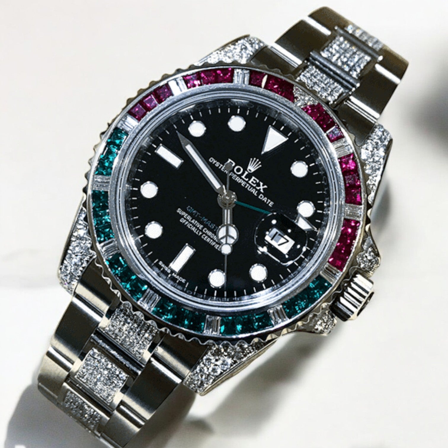 GMT-Master II – 40 mm – Oyster – Custom Diamond-Set - Iced Out