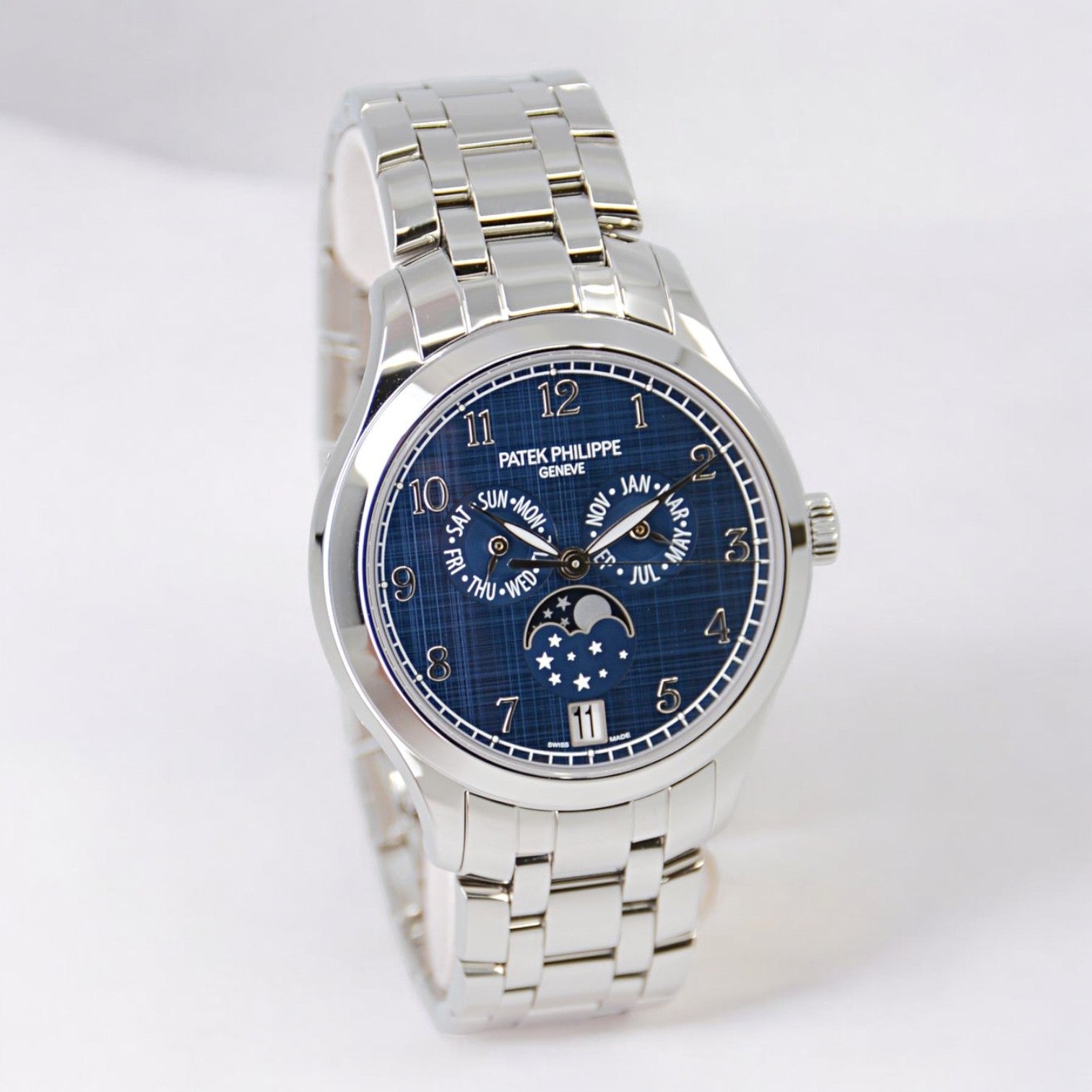 Annual Calendar 4947/1A SS / Blue Dial