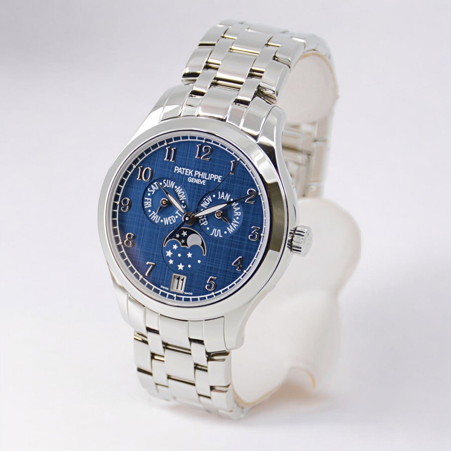 Annual Calendar 4947/1A SS / Blue Dial