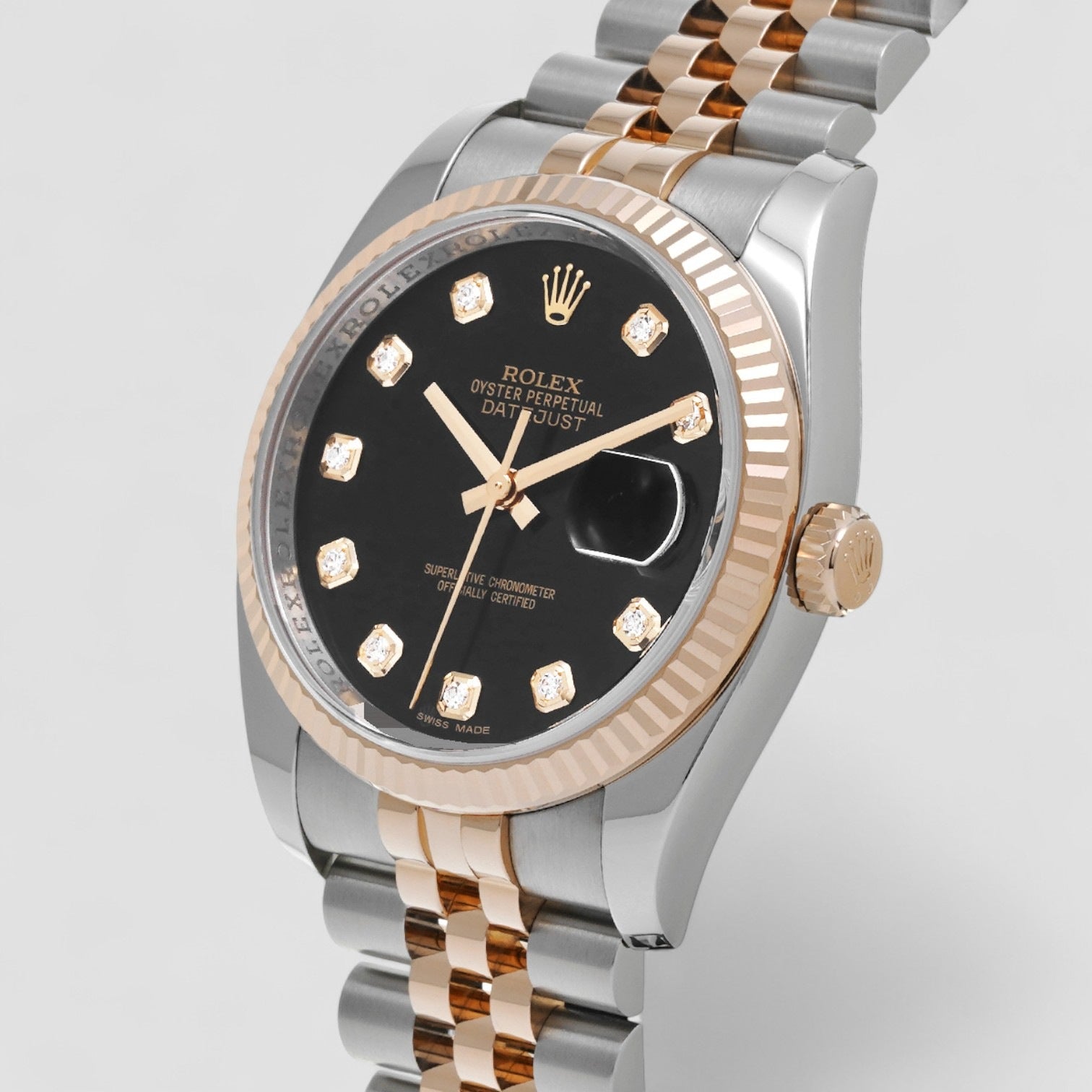 Datejust 36  Black Diamond Dial
