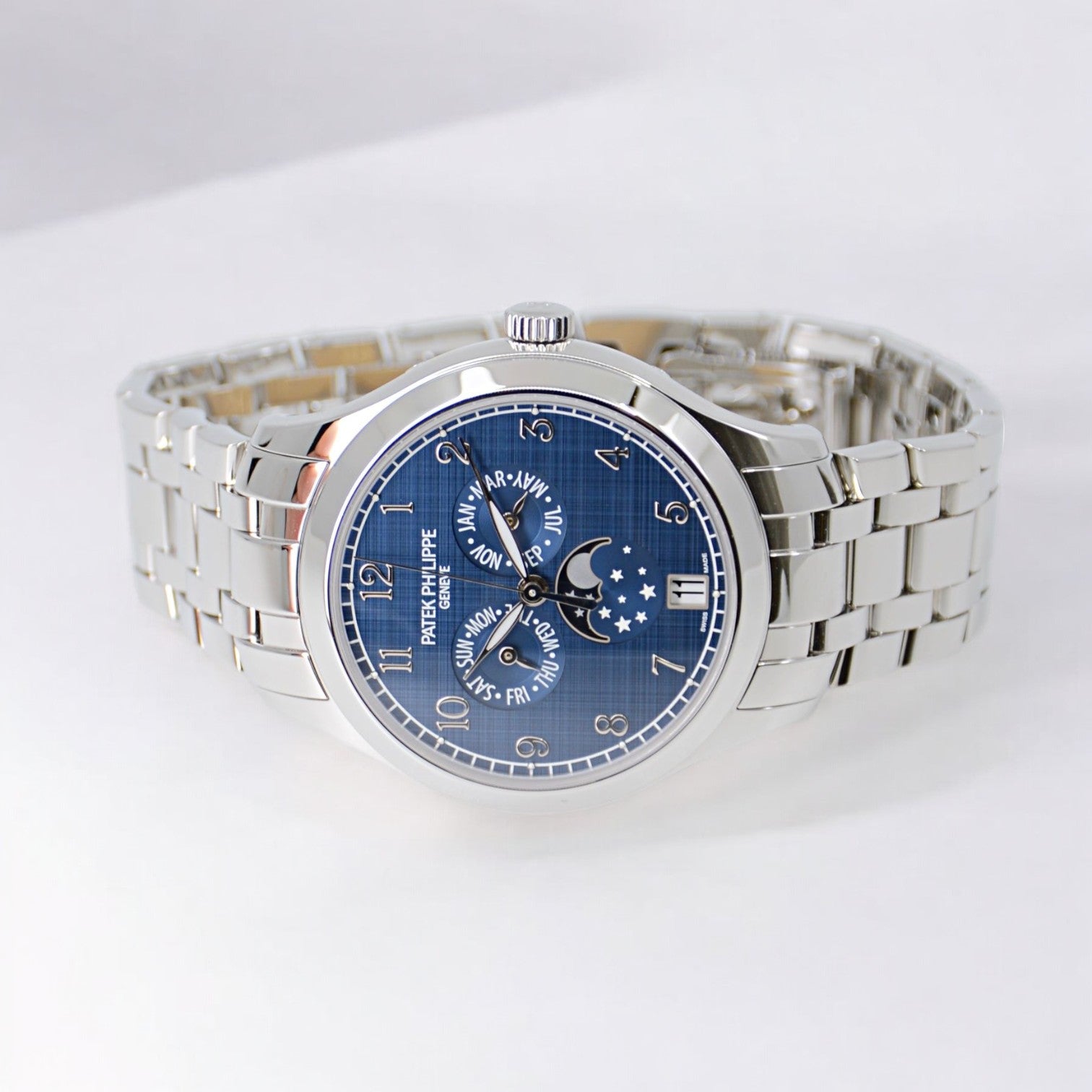 Annual Calendar 4947/1A SS / Blue Dial