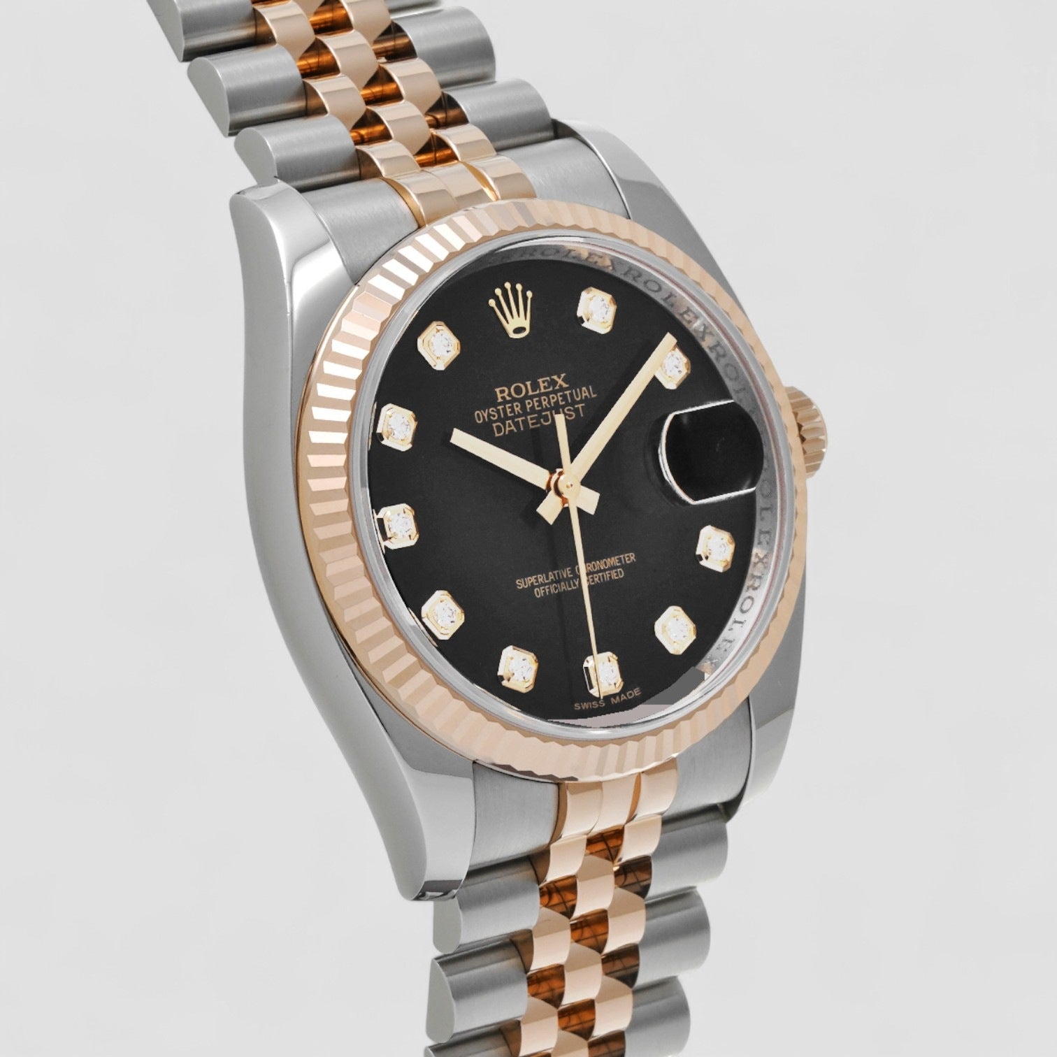 Datejust 36  Black Diamond Dial