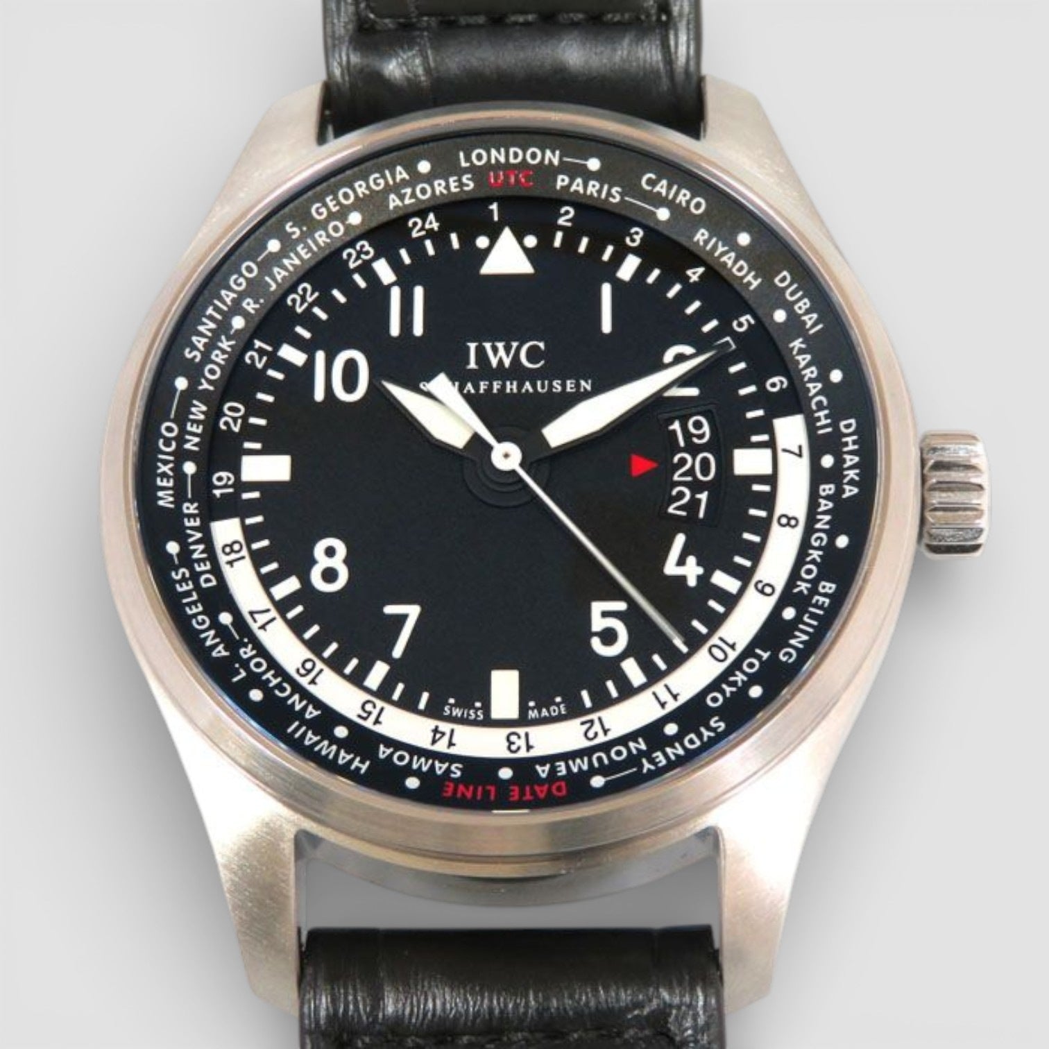 Pilot Worldtimer SS Black Dial