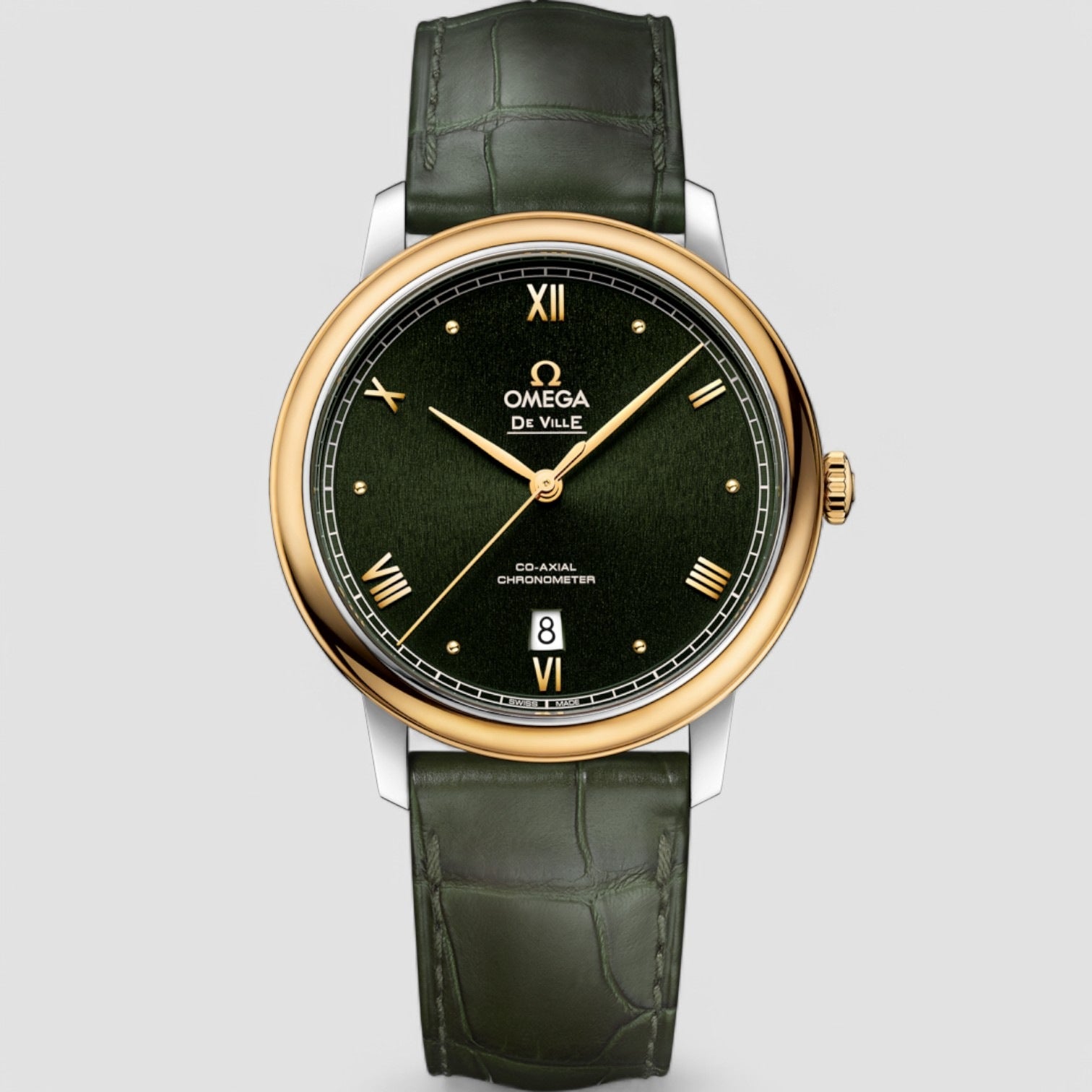 De Ville Automatic Chronometer Green Dial Men's Watch