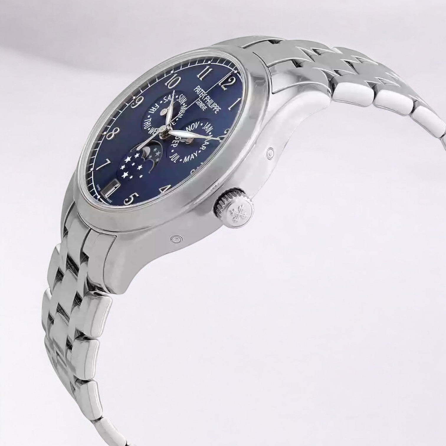 Annual Calendar 4947/1A SS / Blue Dial