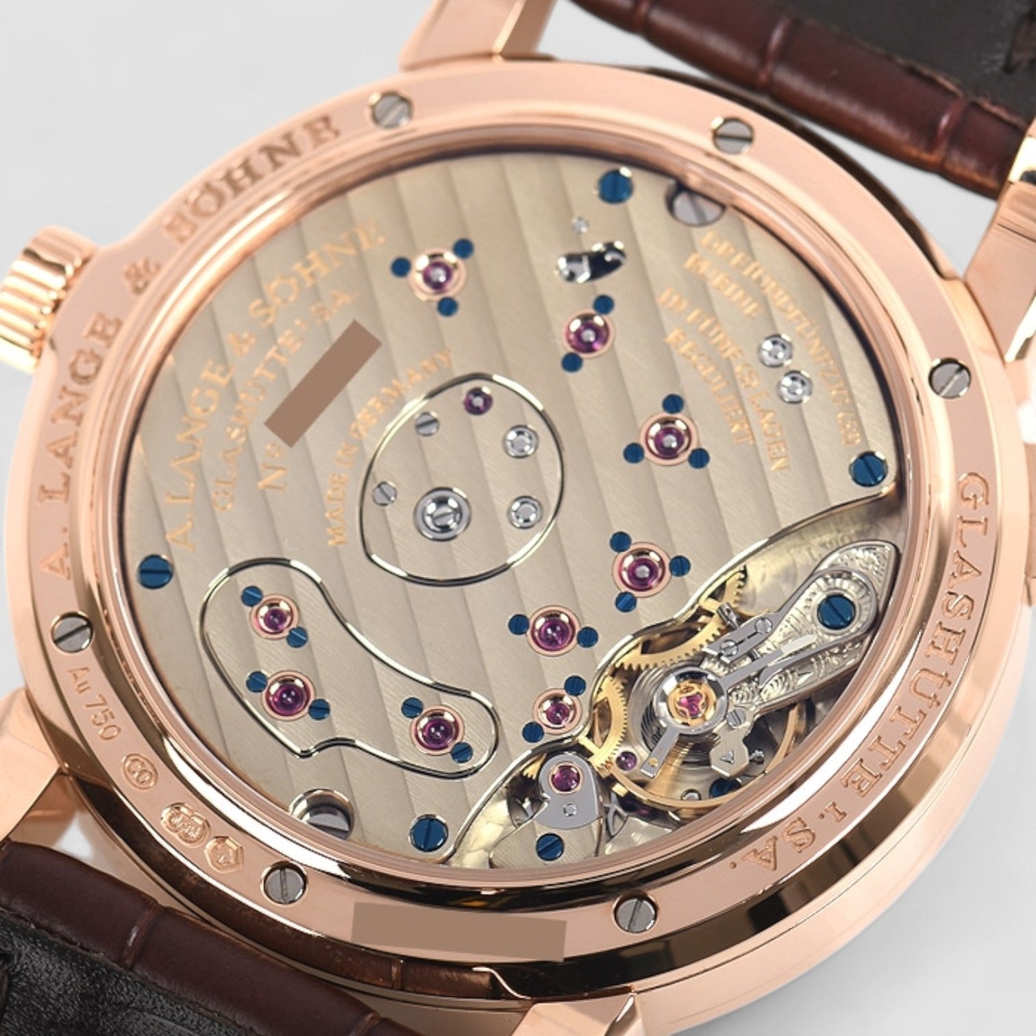 Lange 1 18K Rose Gold Silver Dial