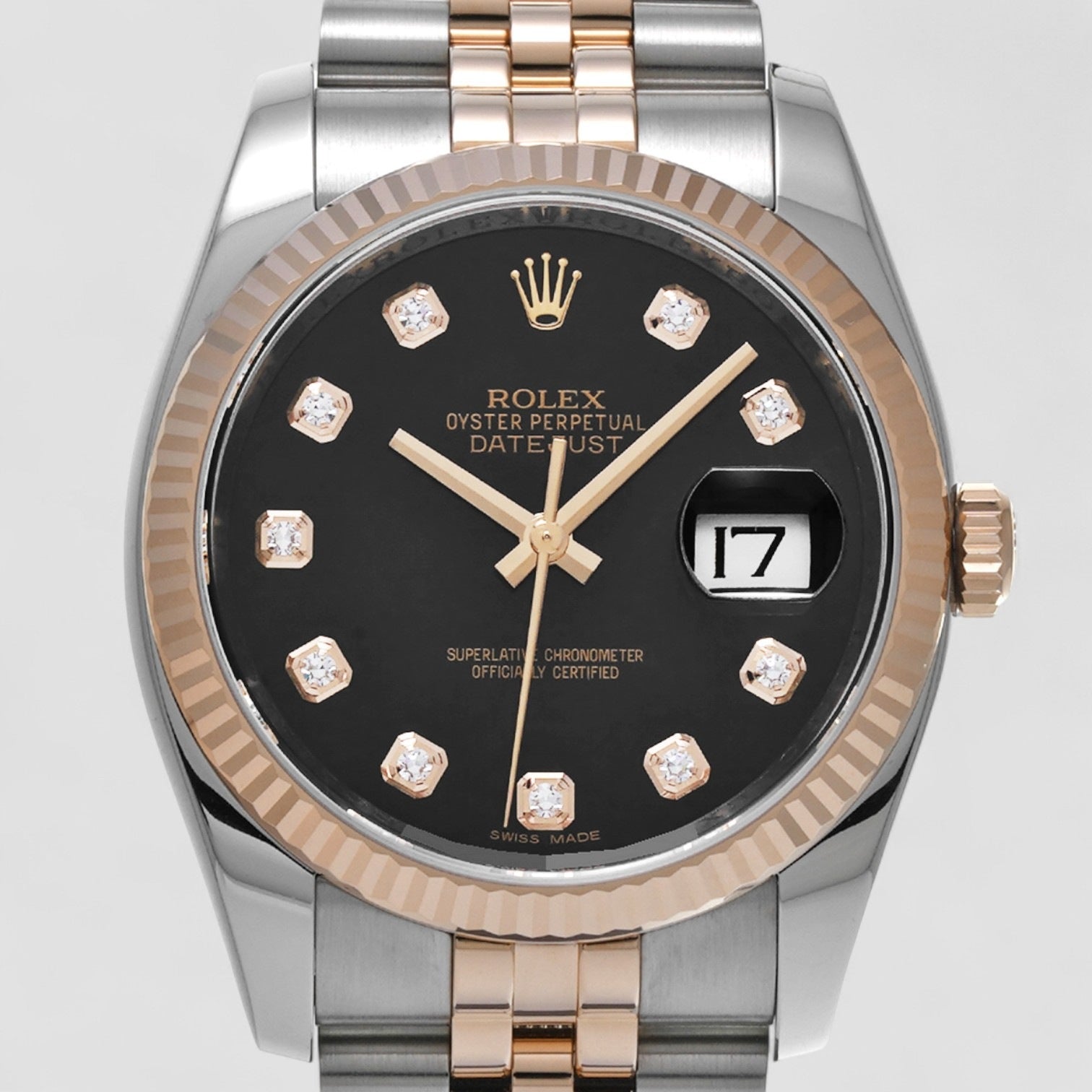 Datejust 36  Black Diamond Dial