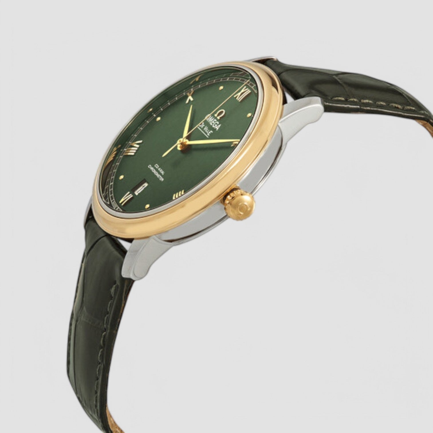 De Ville Automatic Chronometer Green Dial Men's Watch