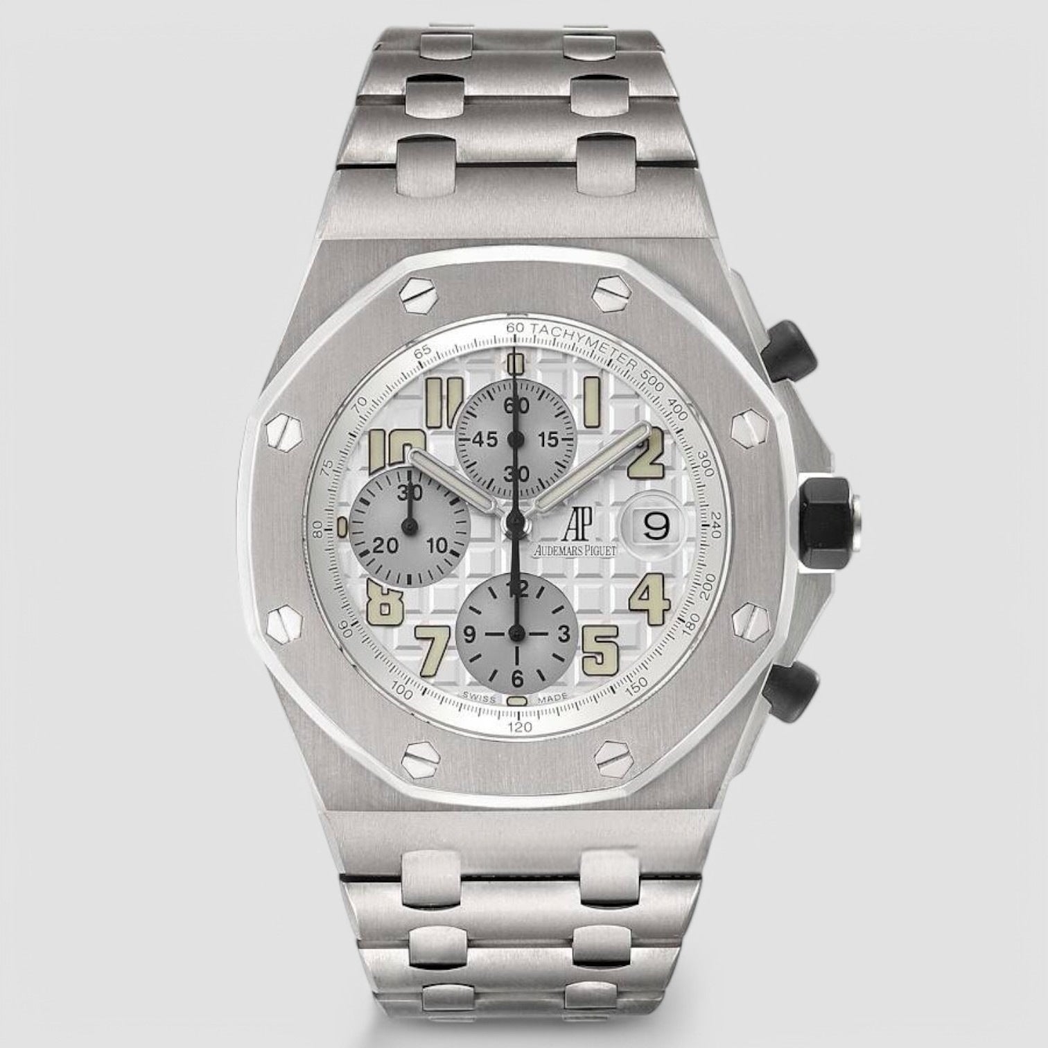 Royal Oak Offshore Chronograph Silver Dial Titanium / Titanium