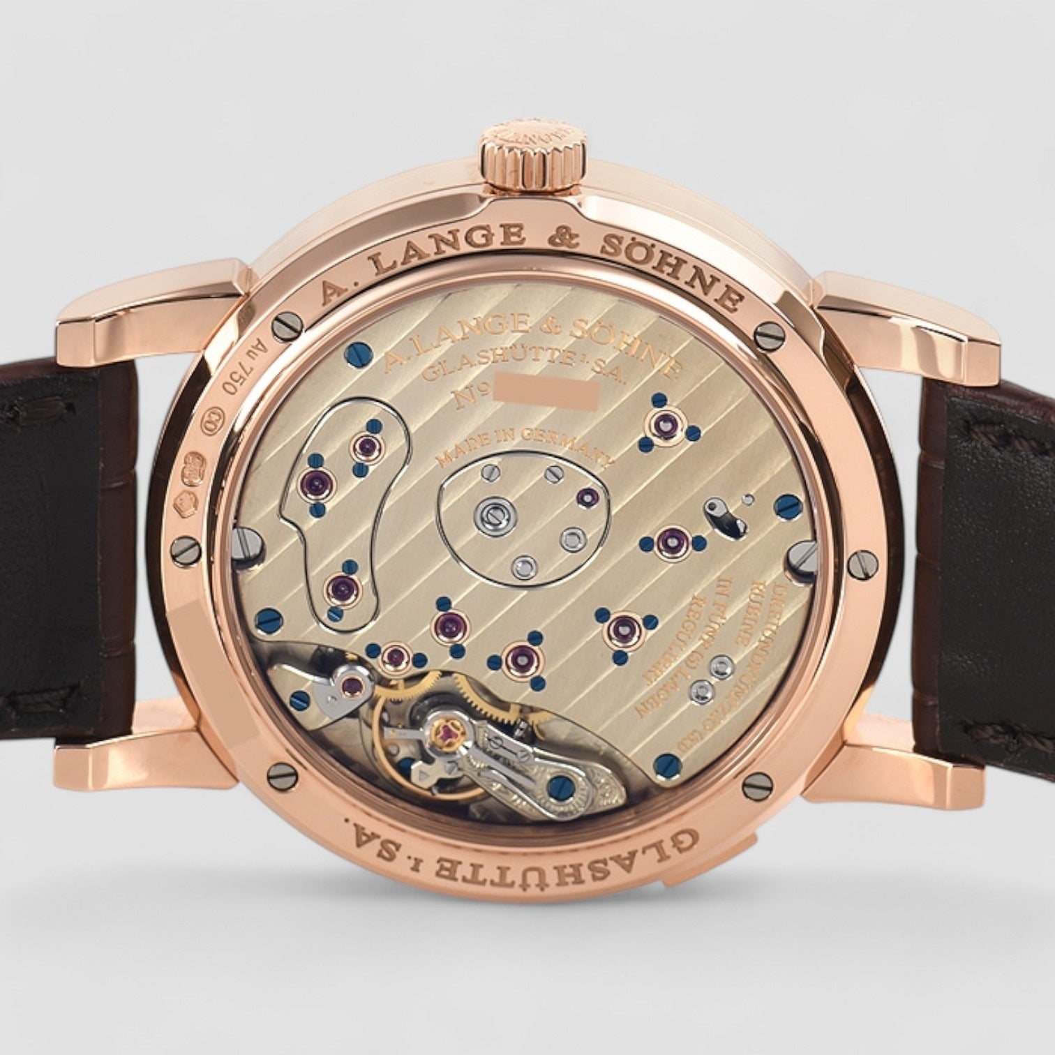 Lange 1 18K Rose Gold Silver Dial