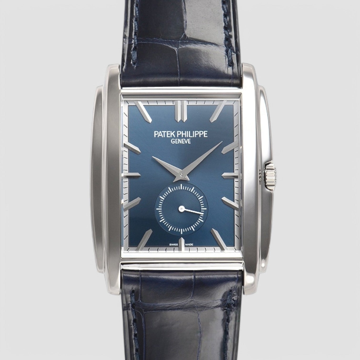 Gondolo  White Gold Blue Dial Manual Wind